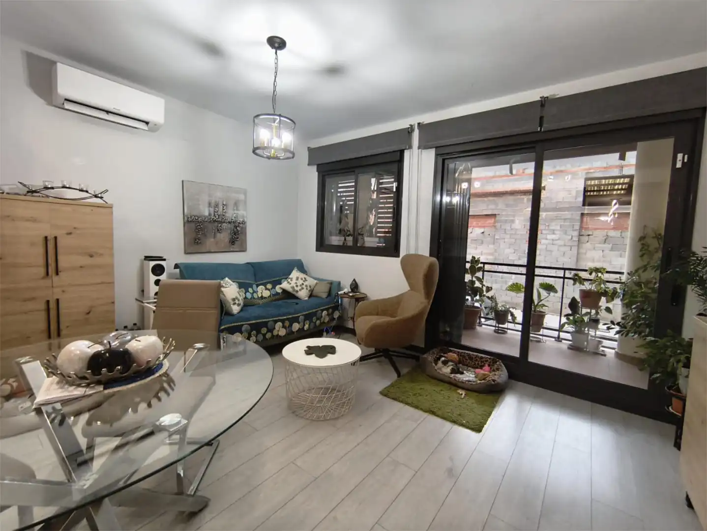 Piso de alquiler en Carrer Majories, 6, Moncófar Pueblo Sala de estar de Piso de alquiler en Moncofa con Aire acondicionado, Calefacción y Parquet
