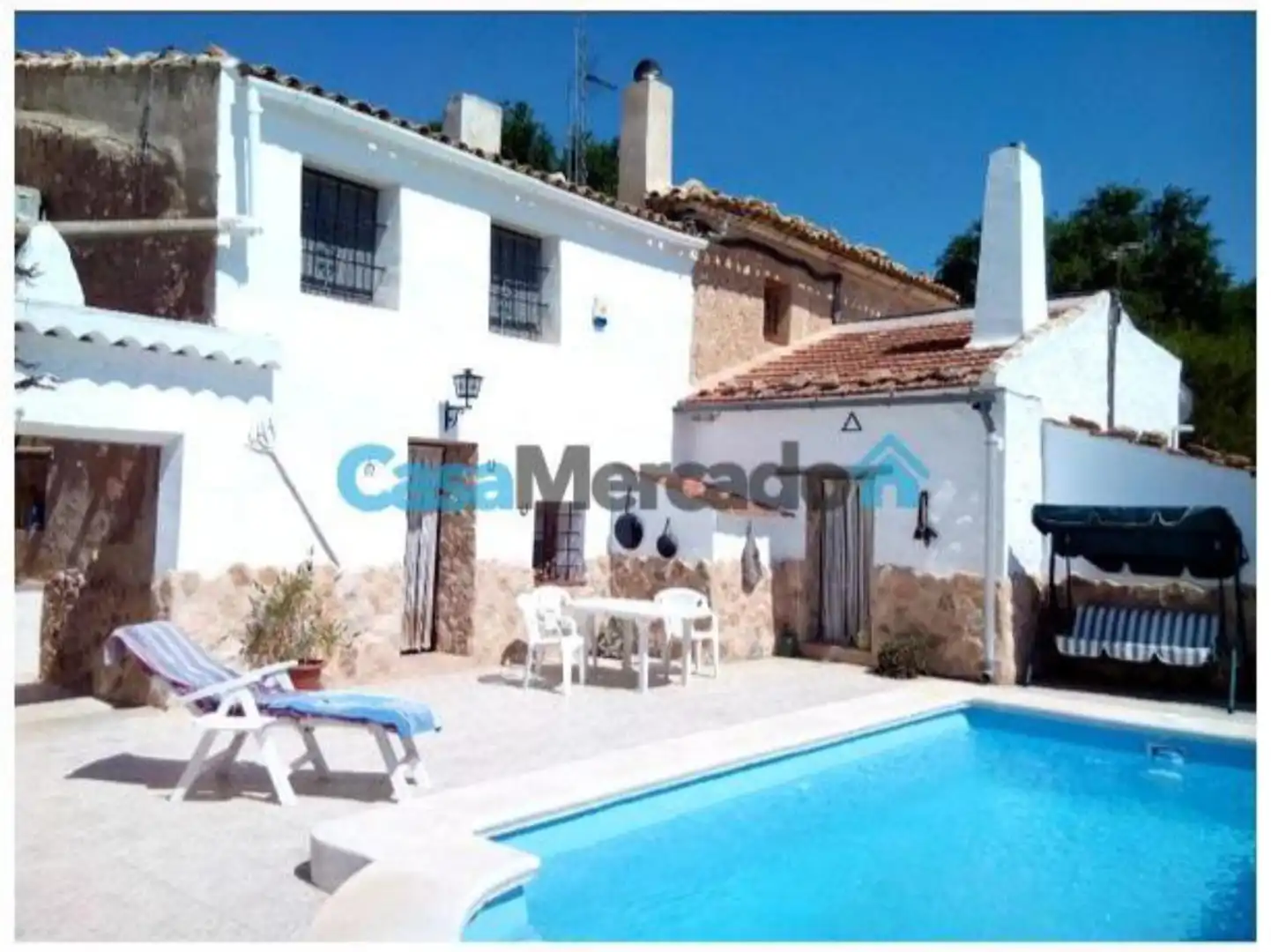 Vista exterior de Casa adosada en venta en Yecla con Aire acondicionado, Jardín privado y Terraza