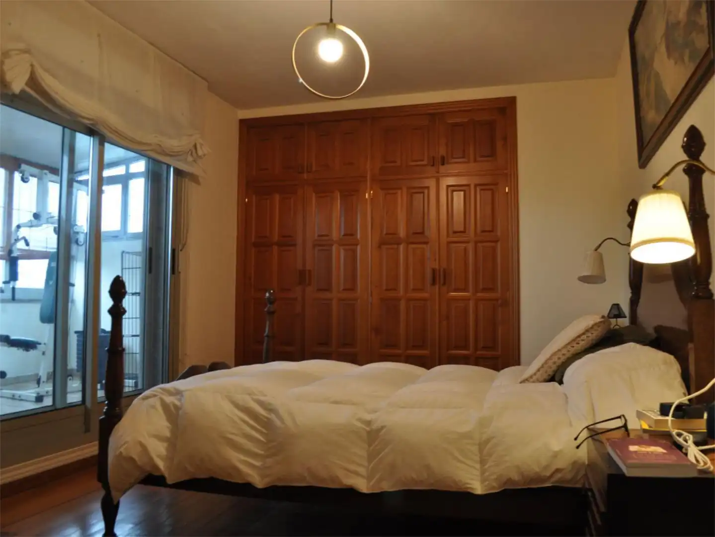 Bedroom of Flat for rent in Lalín  with Heating, Parquet flooring and Terrace