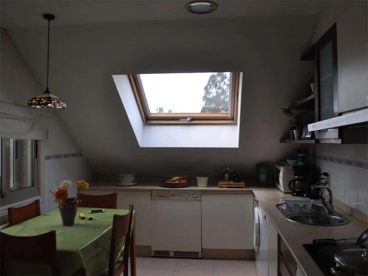 Kitchen of Flat for rent in Lalín  with Heating, Parquet flooring and Terrace