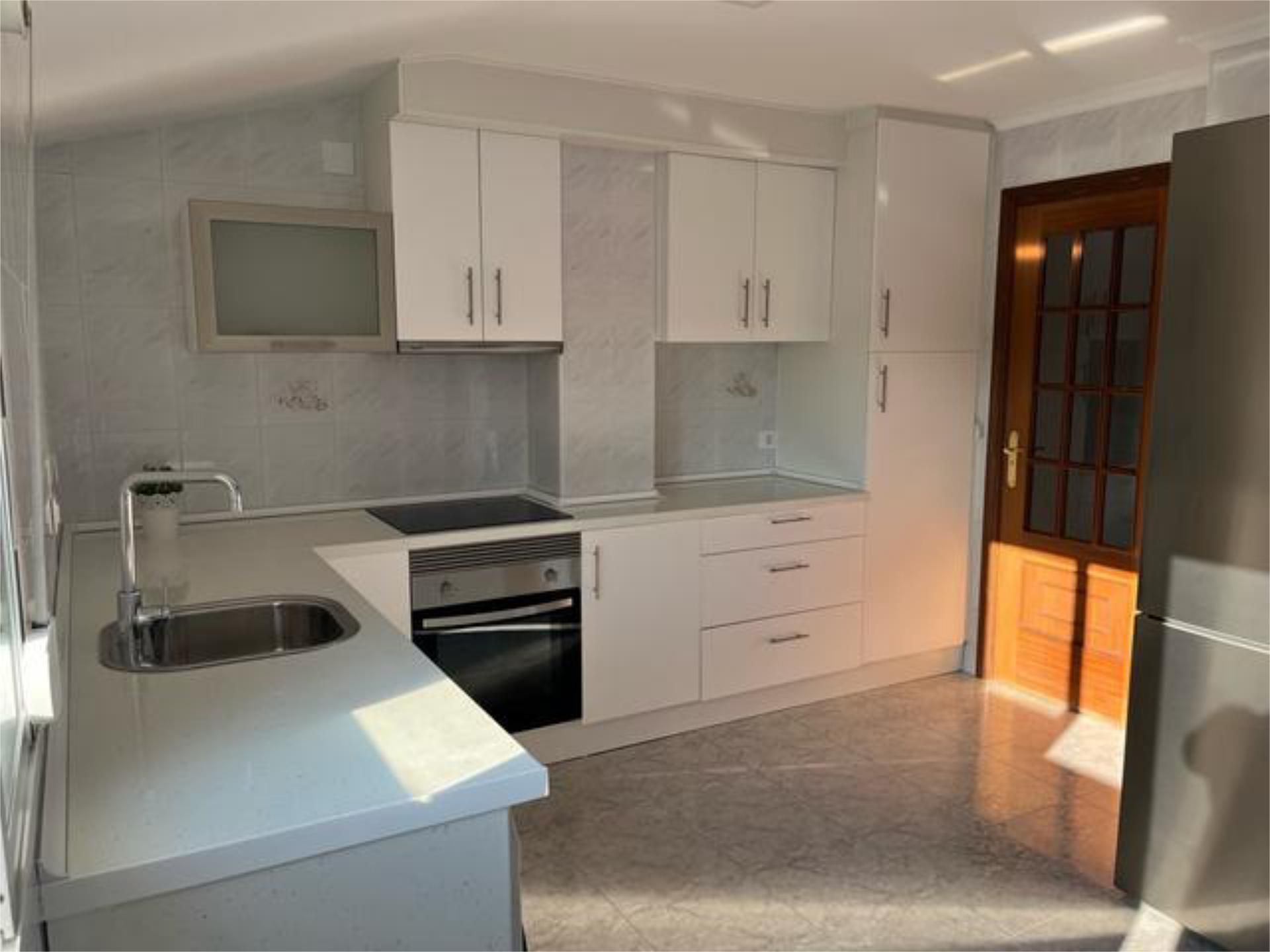 Cocina de Piso de alquiler en Viana do Bolo con Calefacción, Terraza y Amueblado