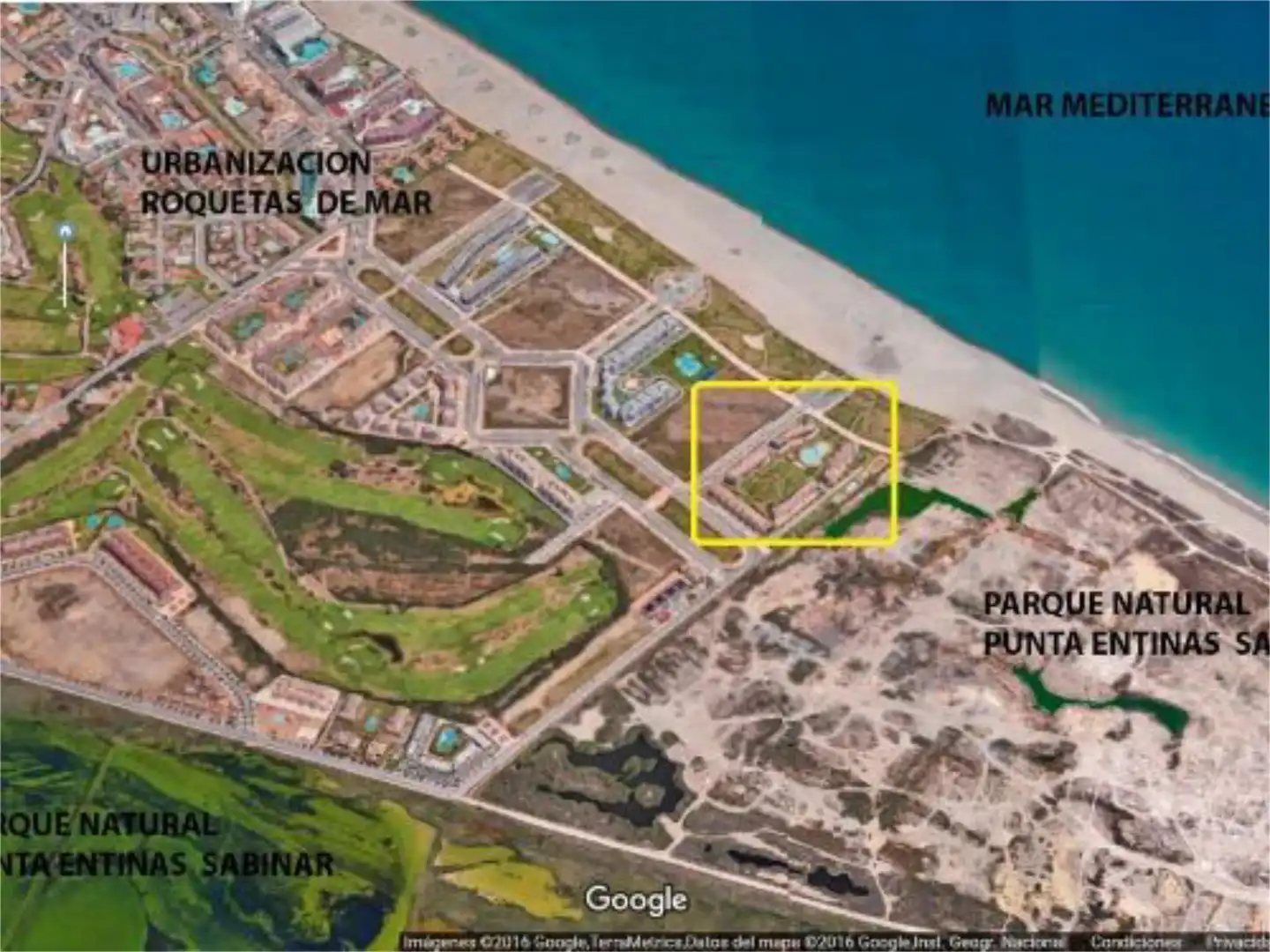 Piso en venta en Calle Fosforito, 4, El Sabinar – Urbanizaciones – Las Marinas – Playa Serena Vista exterior de Piso en venta en Roquetas de Mar con Aire acondicionado, Calefacción y Jardín privado