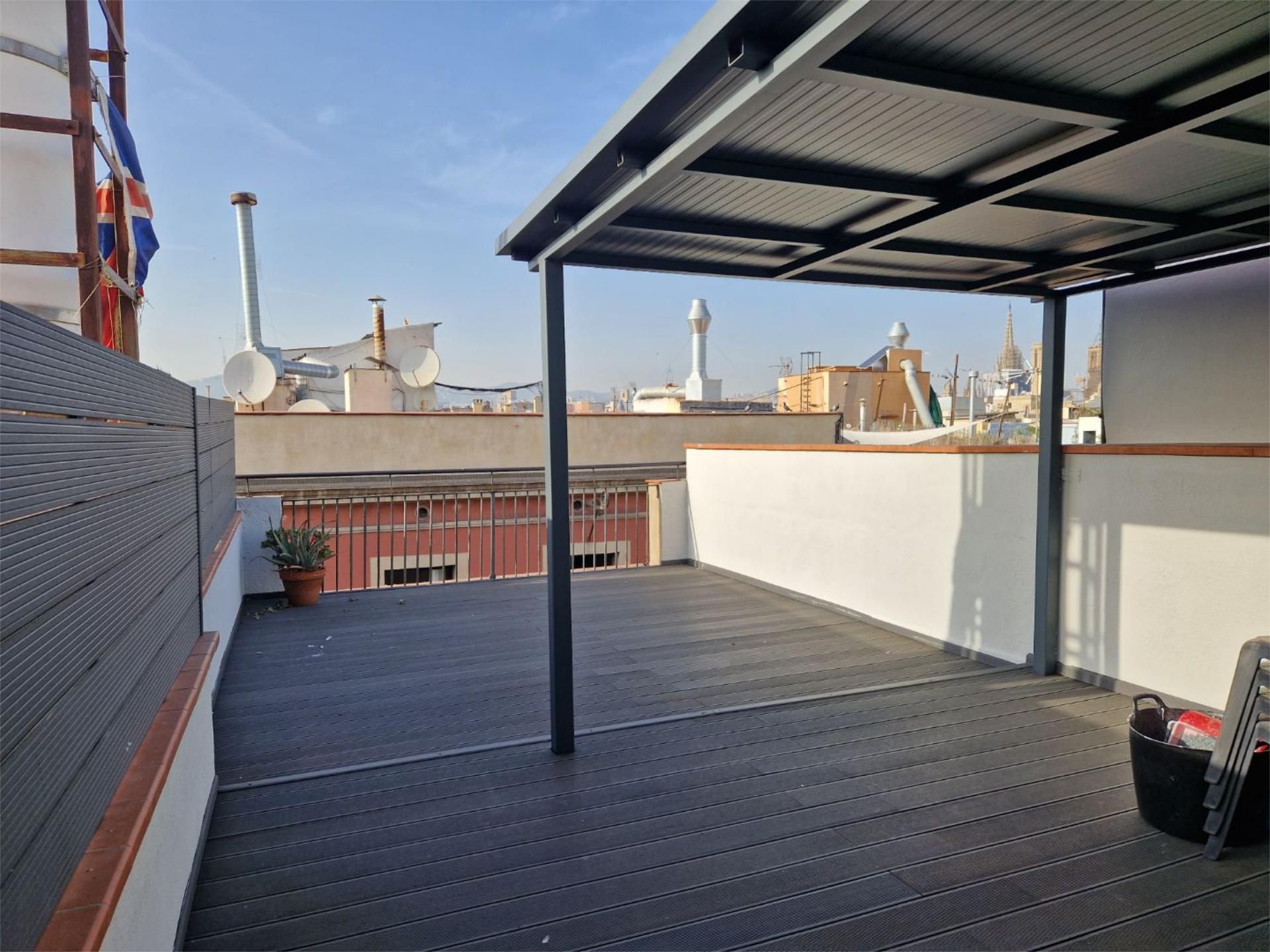 Terrace of Flat for sale in  Barcelona Capital  with Air Conditioner, Terrace and Balcony