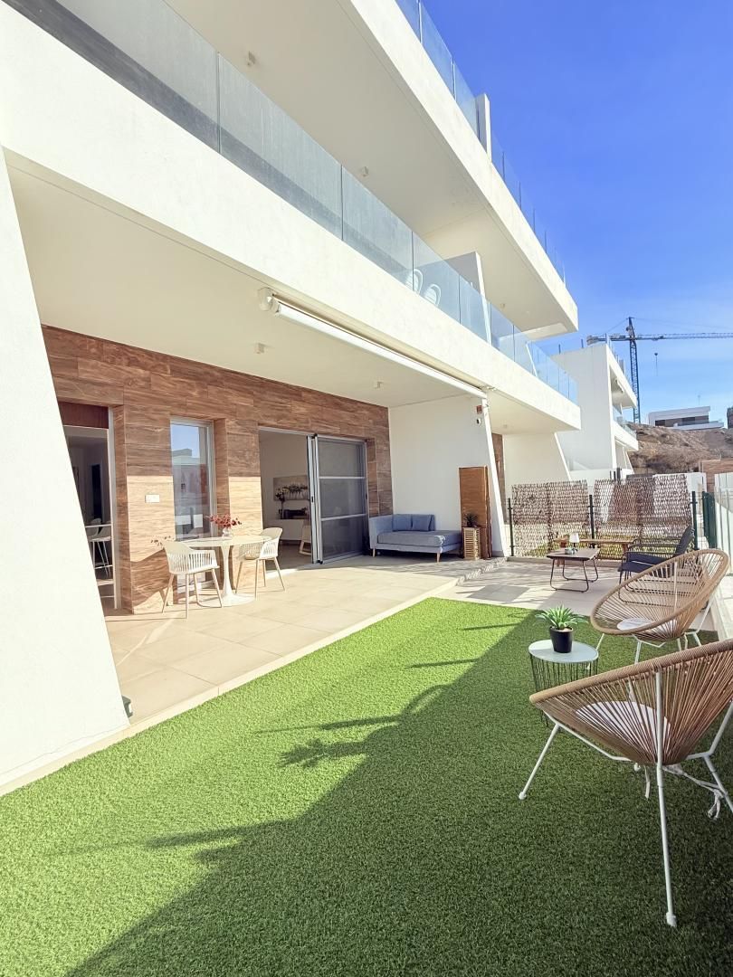 Terrace of Planta baja for sale in Finestrat  with Air Conditioner, Heating and Private garden