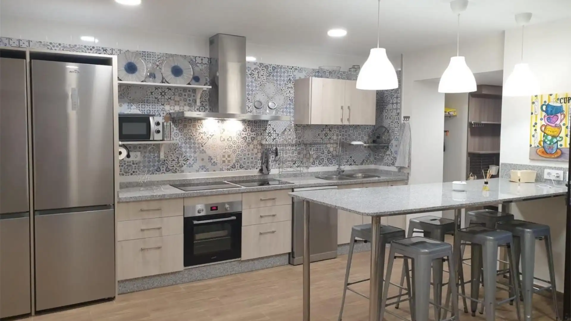 Habitación en Calle Santiago Apóstol, 8, Guadalupe Cocina de Piso para compartir en Murcia Capital con Aire acondicionado, Calefacción y Jardín privado