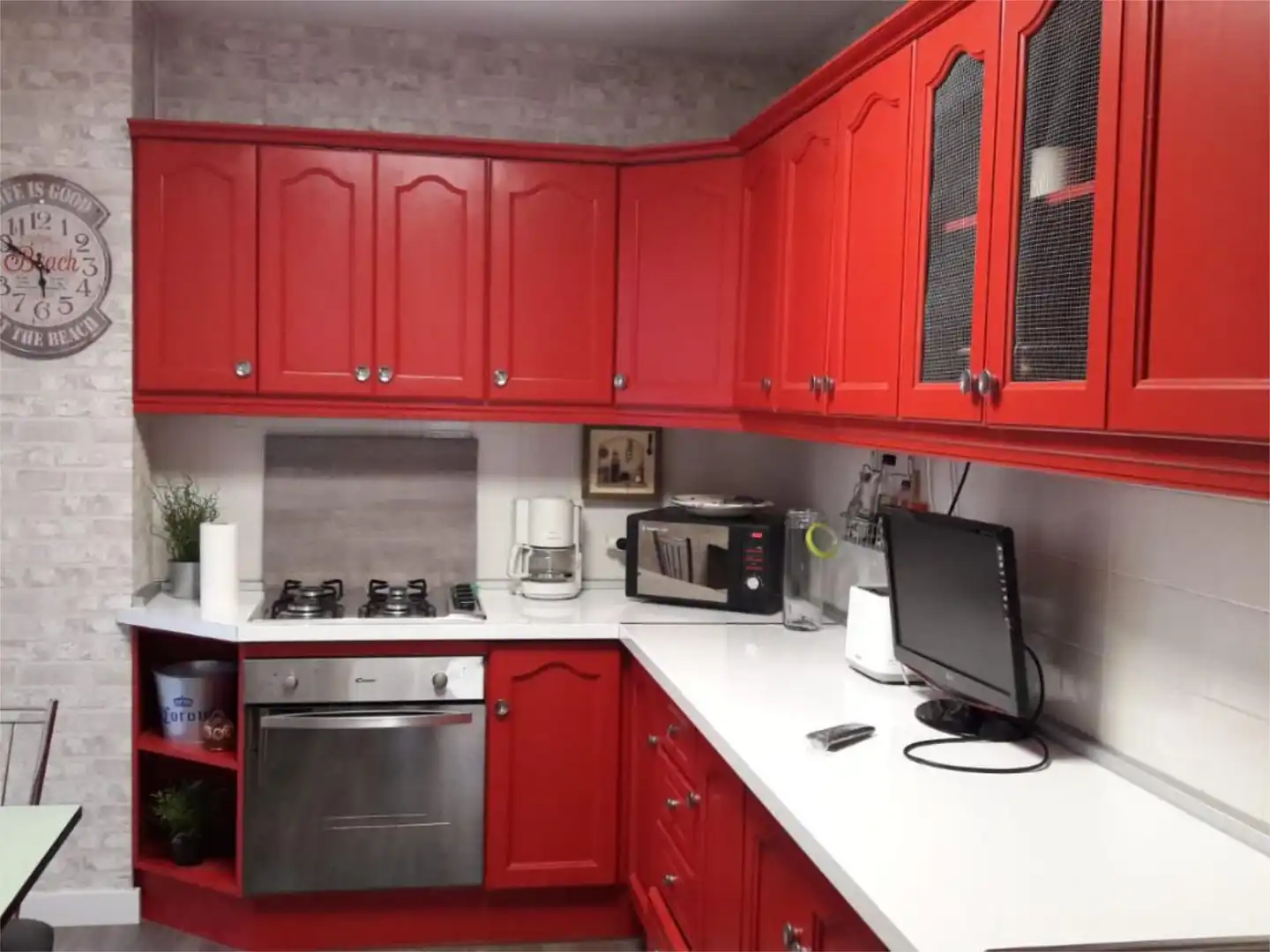 Pis de lloguer a Plaza Moreno Villa, 7, Parque Ayala - Jardín de la Abadía - Huelín Cuina de Pis de lloguer en Málaga amb Aire condicionat, Terrassa i Moblat