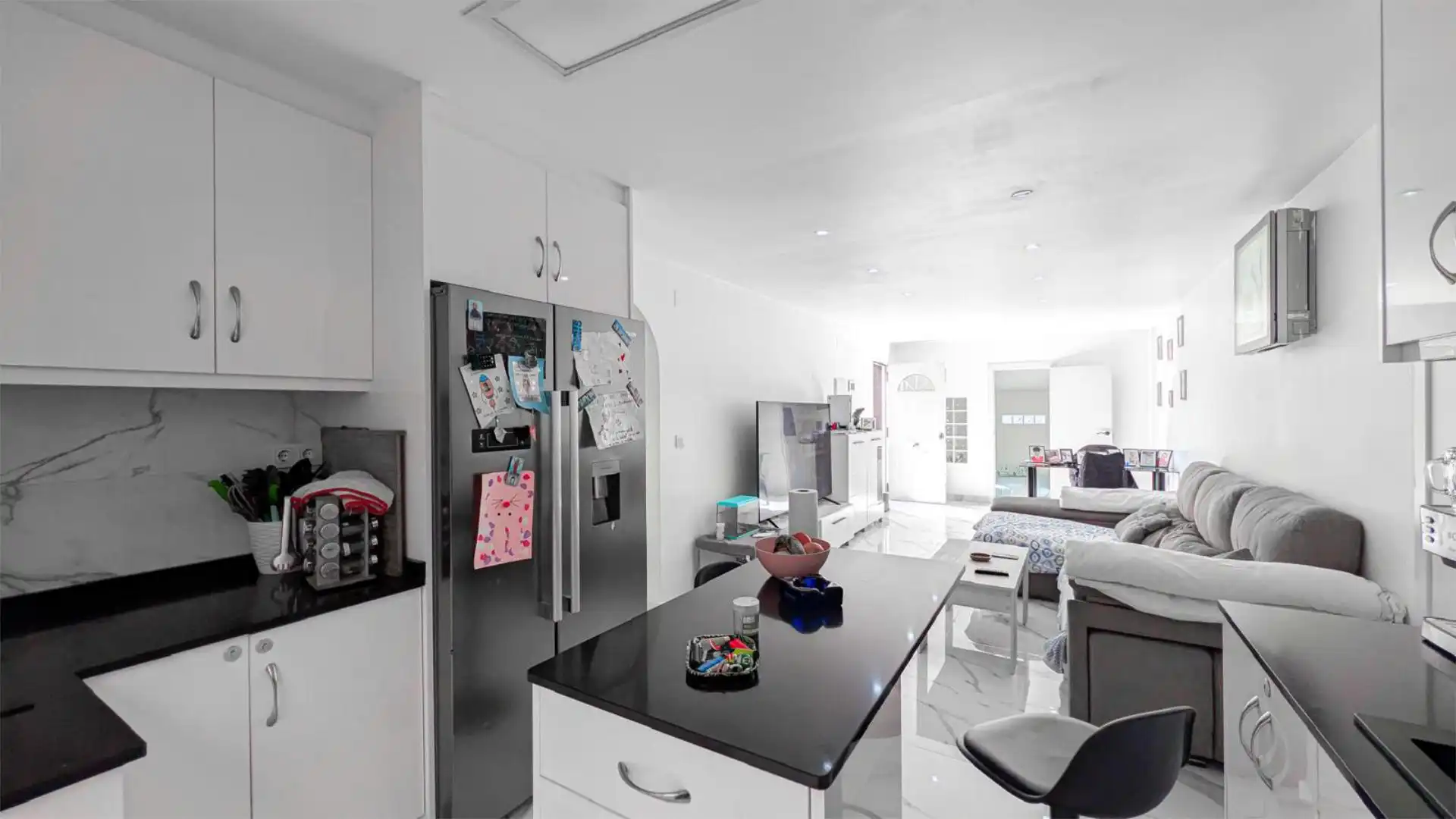 Cocina de Casa adosada en venta en Torrevieja con Aire acondicionado, Jardín privado y Trastero