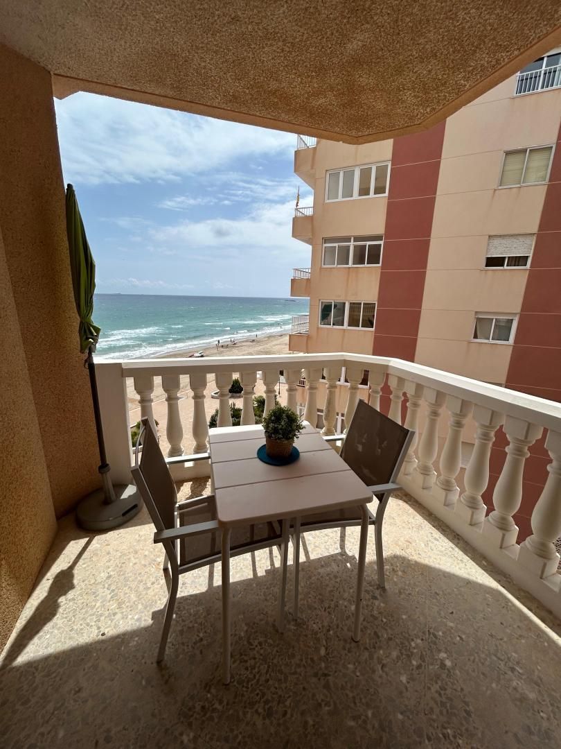 Balcony of Flat to rent in La Manga del Mar Menor  with Air Conditioner, Terrace and Swimming Pool