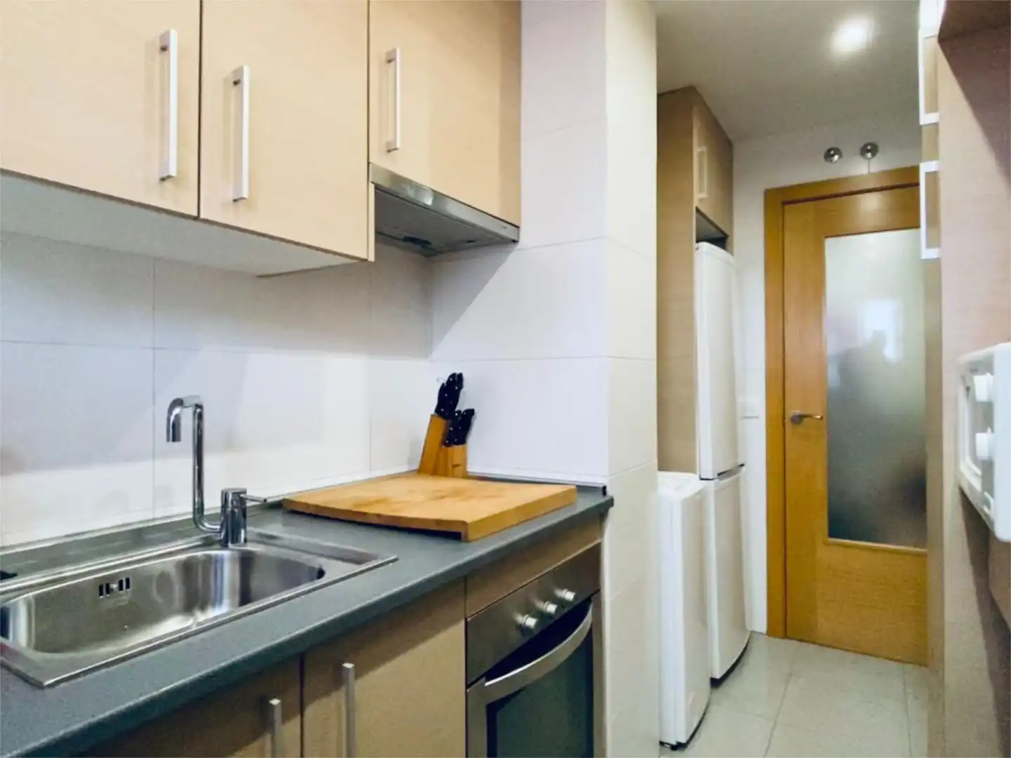 Cocina de Piso de alquiler en Madrid con Aire acondicionado, Calefacción y Parquet