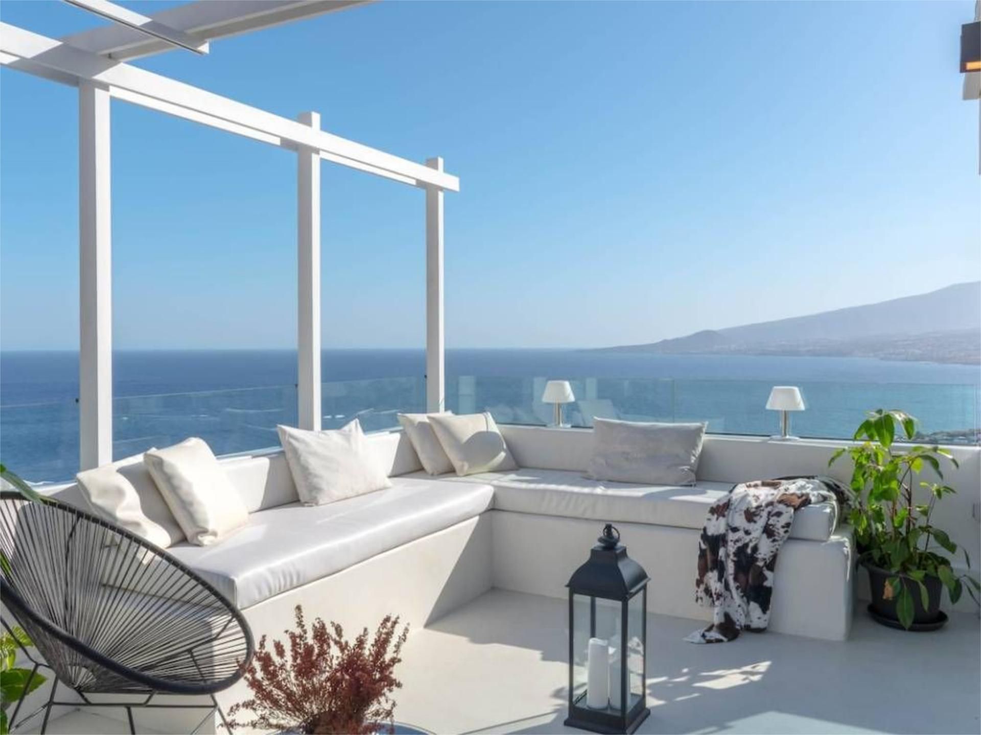 Terrace of Flat to rent in El Rosario  with Air Conditioner, Swimming Pool and Furnished