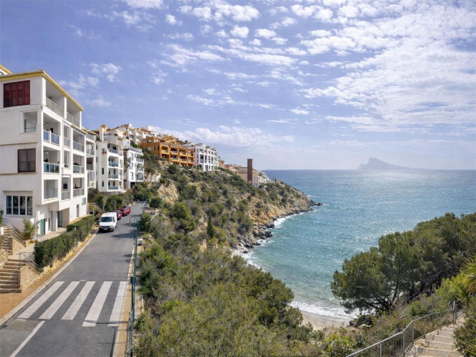 Exterior view of Flat for sale in Altea  with Terrace, Swimming Pool and Balcony