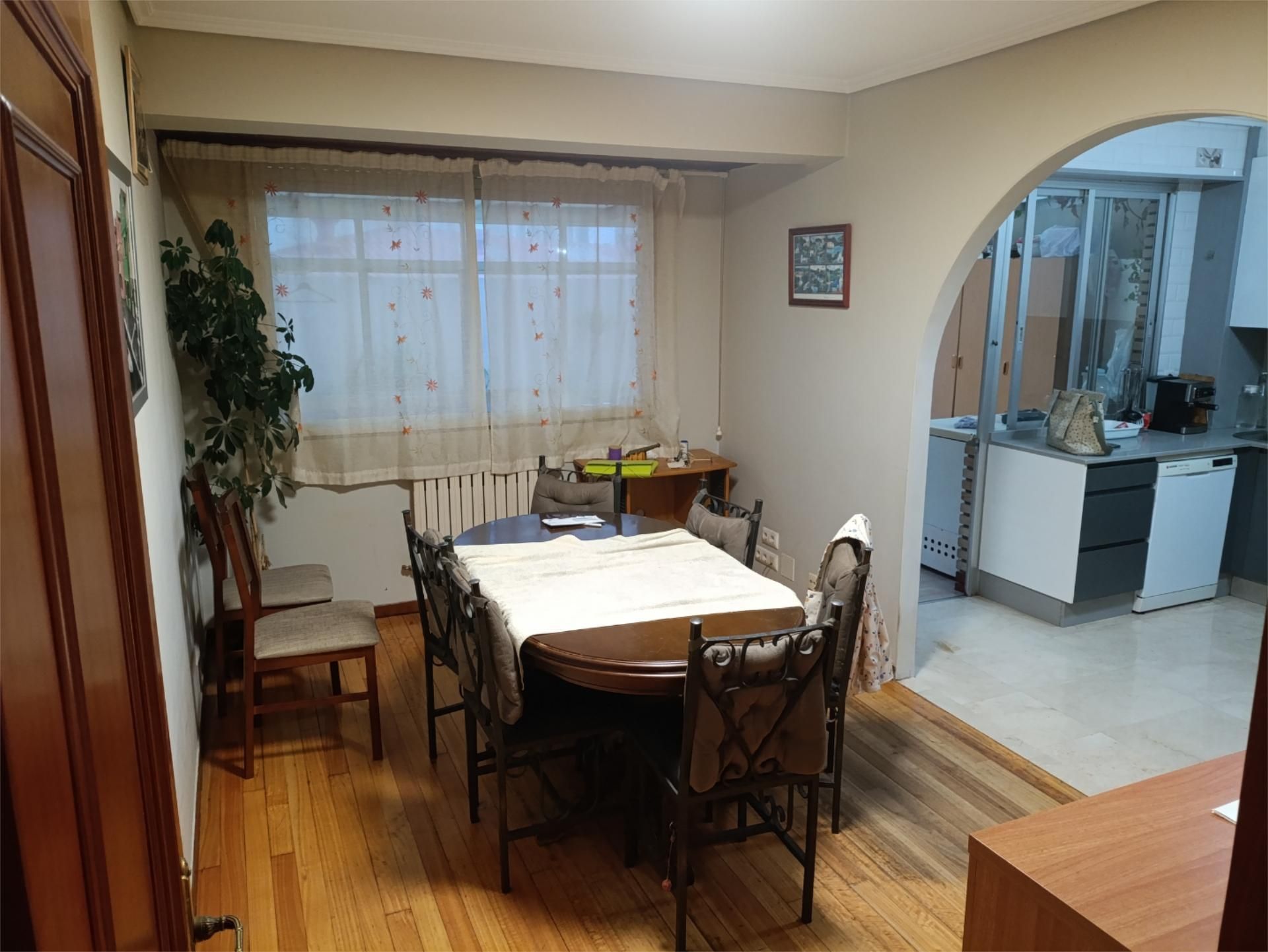 Dining room of Flat for sale in Ferrol  with Heating, Parquet flooring and Terrace