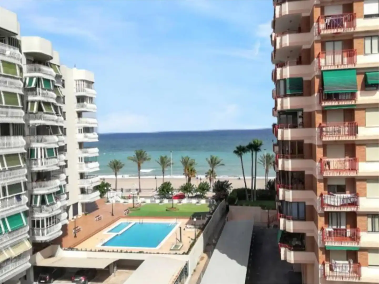 Wohnung zur Miete in Carrer Apòstol Santiago, 75, La Curva Schlafzimmer von Wohnung zur Miete in Benicasim / Benicàssim mit Klimaanlage, Terrasse und Möbliert