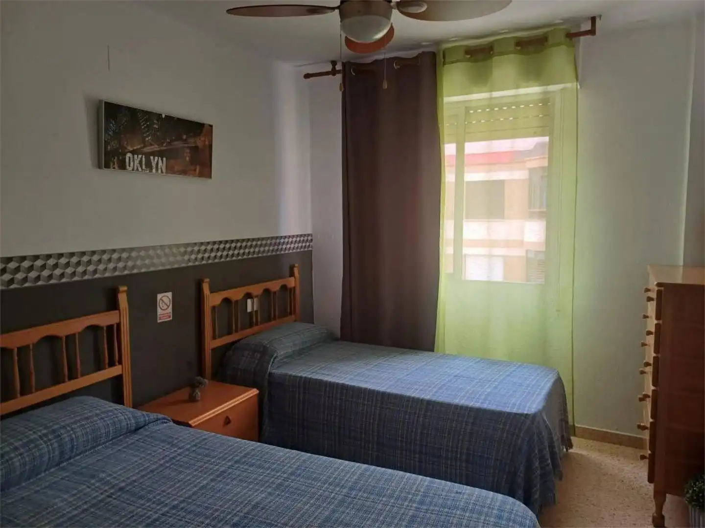 Wohnung zur Miete in Carrer Apòstol Santiago, 75, La Curva Schlafzimmer von Wohnung zur Miete in Benicasim / Benicàssim mit Klimaanlage, Terrasse und Möbliert