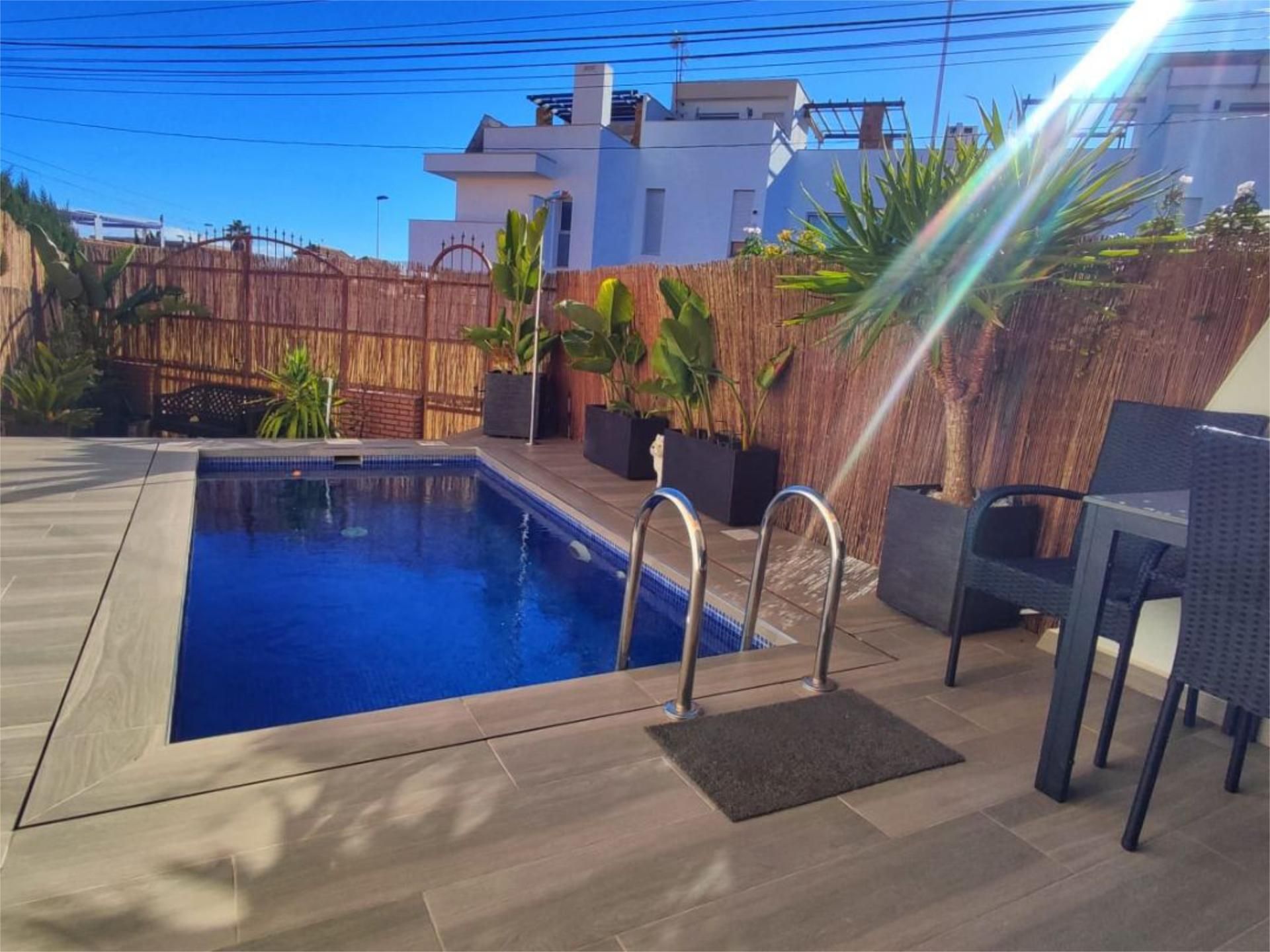 Swimming pool of Flat for sale in Torrevieja  with Air Conditioner, Heating and Private garden