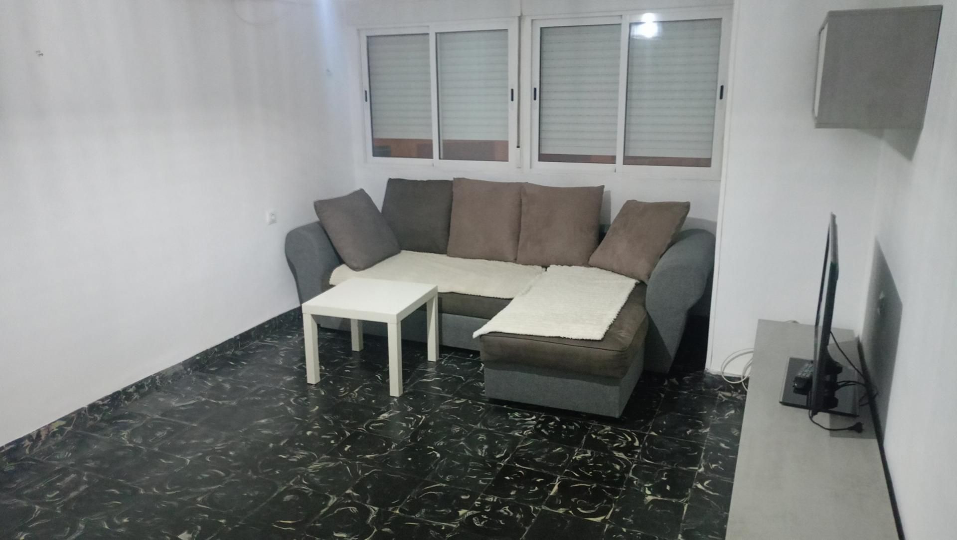 Sala d'estar de Pis de lloguer en Alicante / Alacant amb Aire condicionat, Calefacció i Terrassa