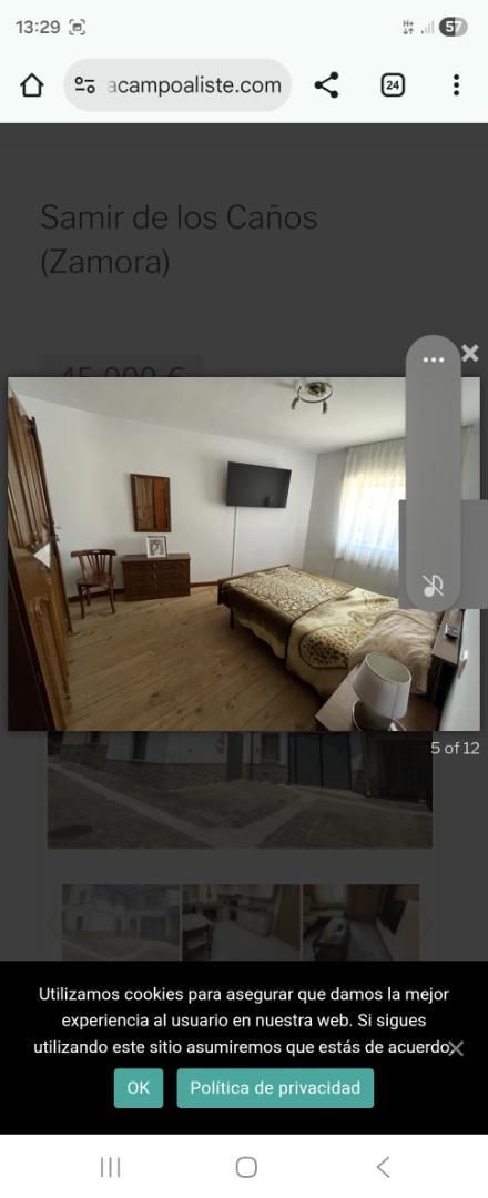 Dormitori de Casa o xalet de lloguer en Samir de los Caños amb Parquet, Moblat i Forn