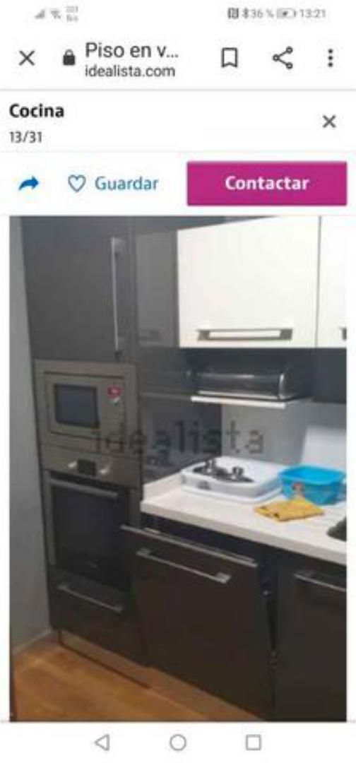 Cocina de Piso en venta en Alcaudete con Calefacción, Terraza y Piscina