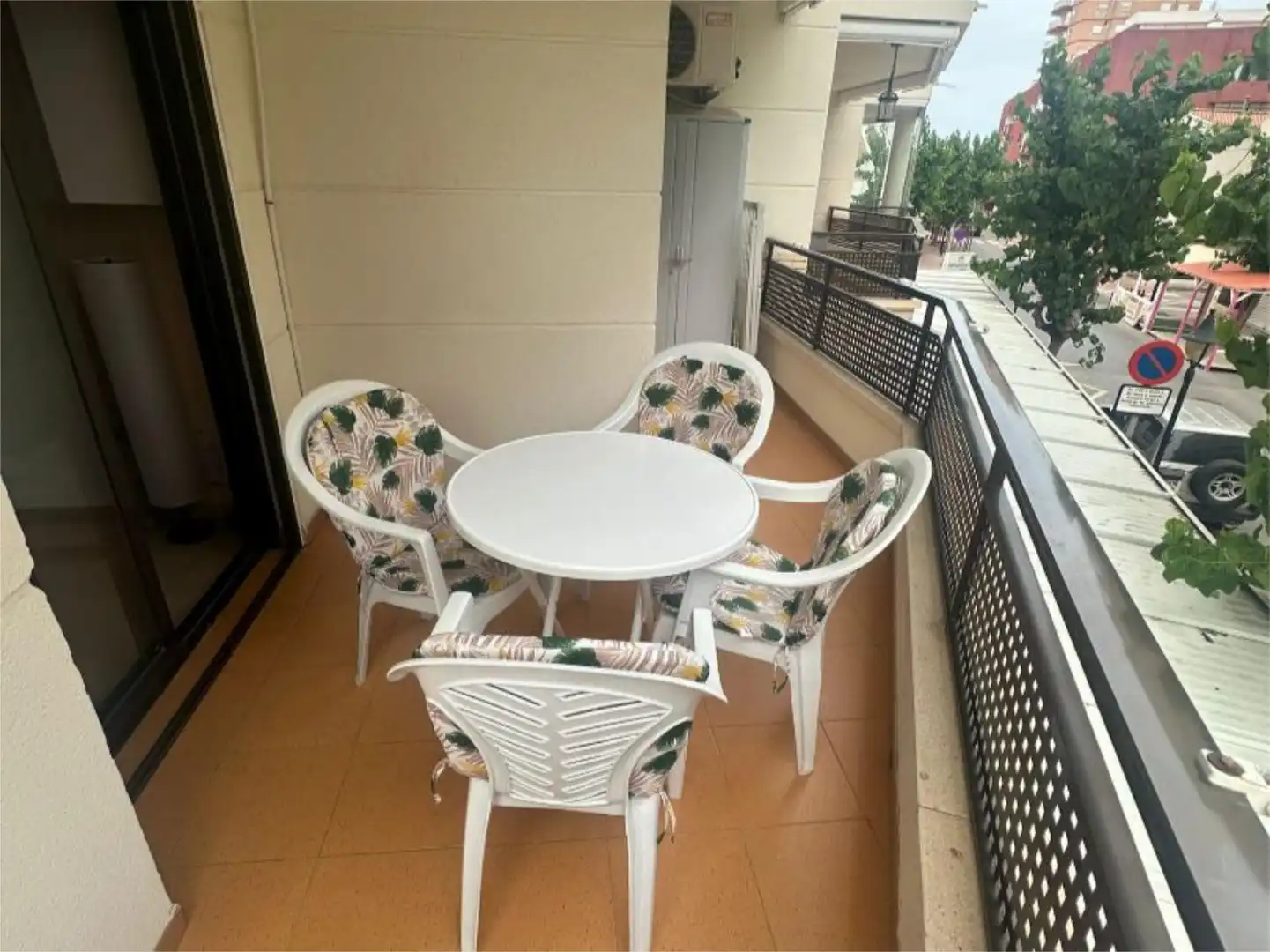 Terrassa de Apartament de lloguer en Oropesa del Mar / Orpesa amb Aire condicionat, Calefacció i Piscina