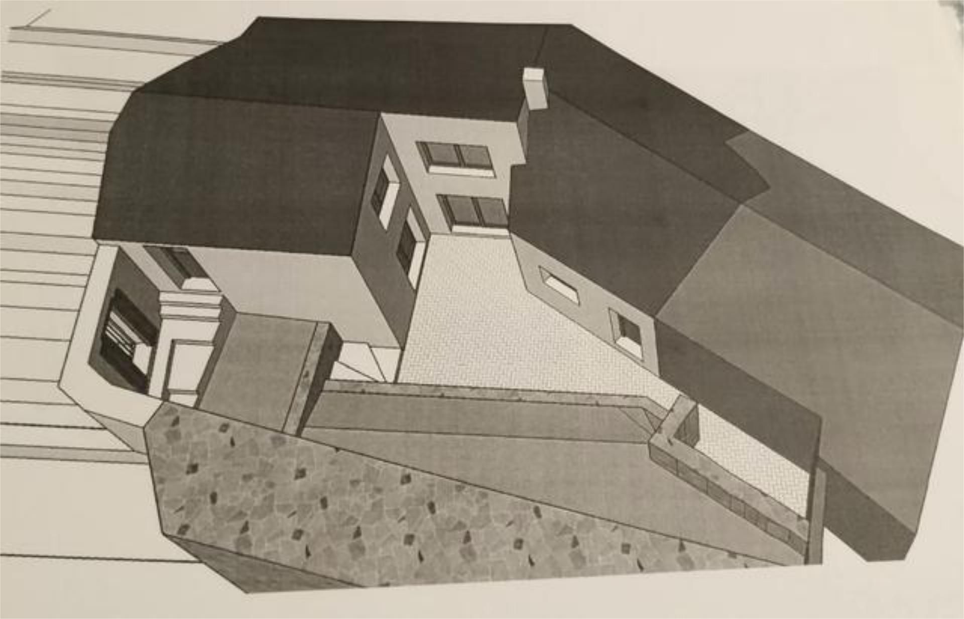 Vista exterior de Casa o chalet en venta en Nogales con Terraza