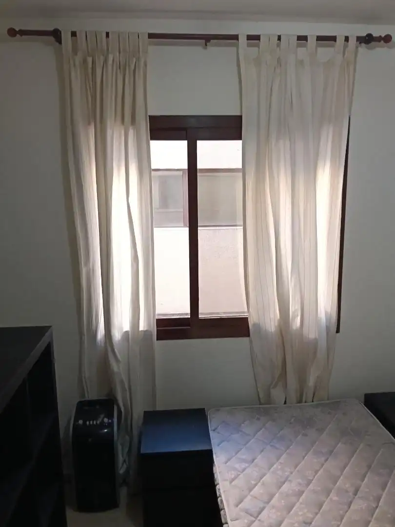 Schlafzimmer von Wohnung zur untervermieten in Las Rozas de Madrid mit Möbliert, Ofen und Waschmaschine