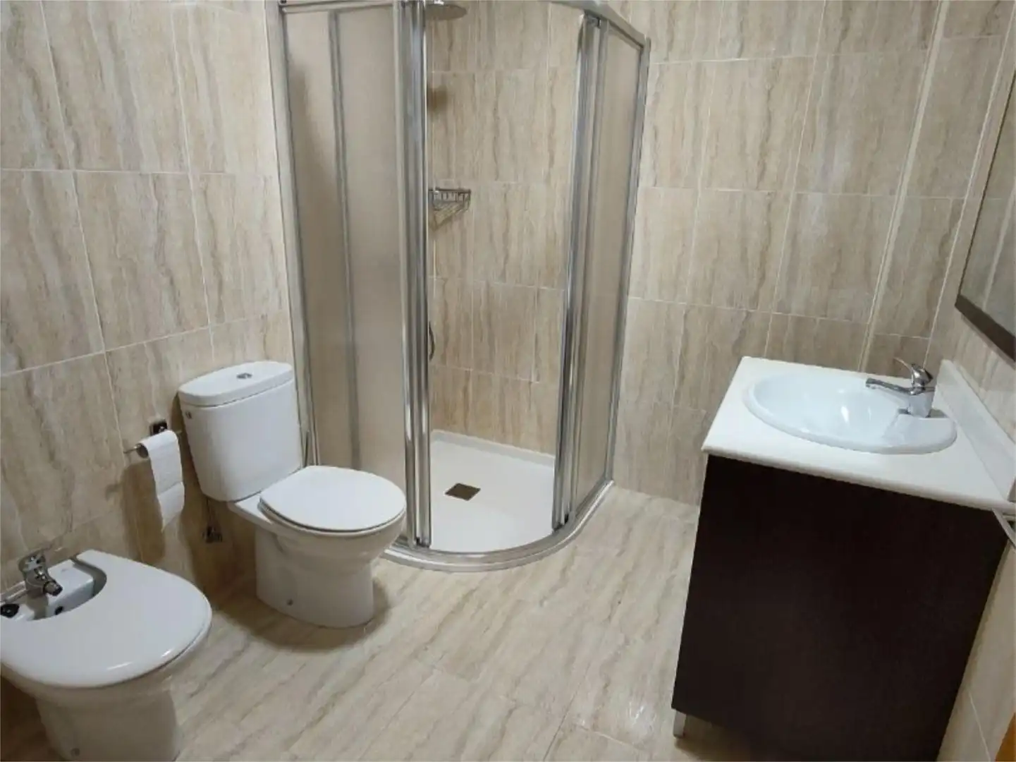 Bathroom of Flat for sale in Monterroso  with Heating, Parquet flooring and Storage room