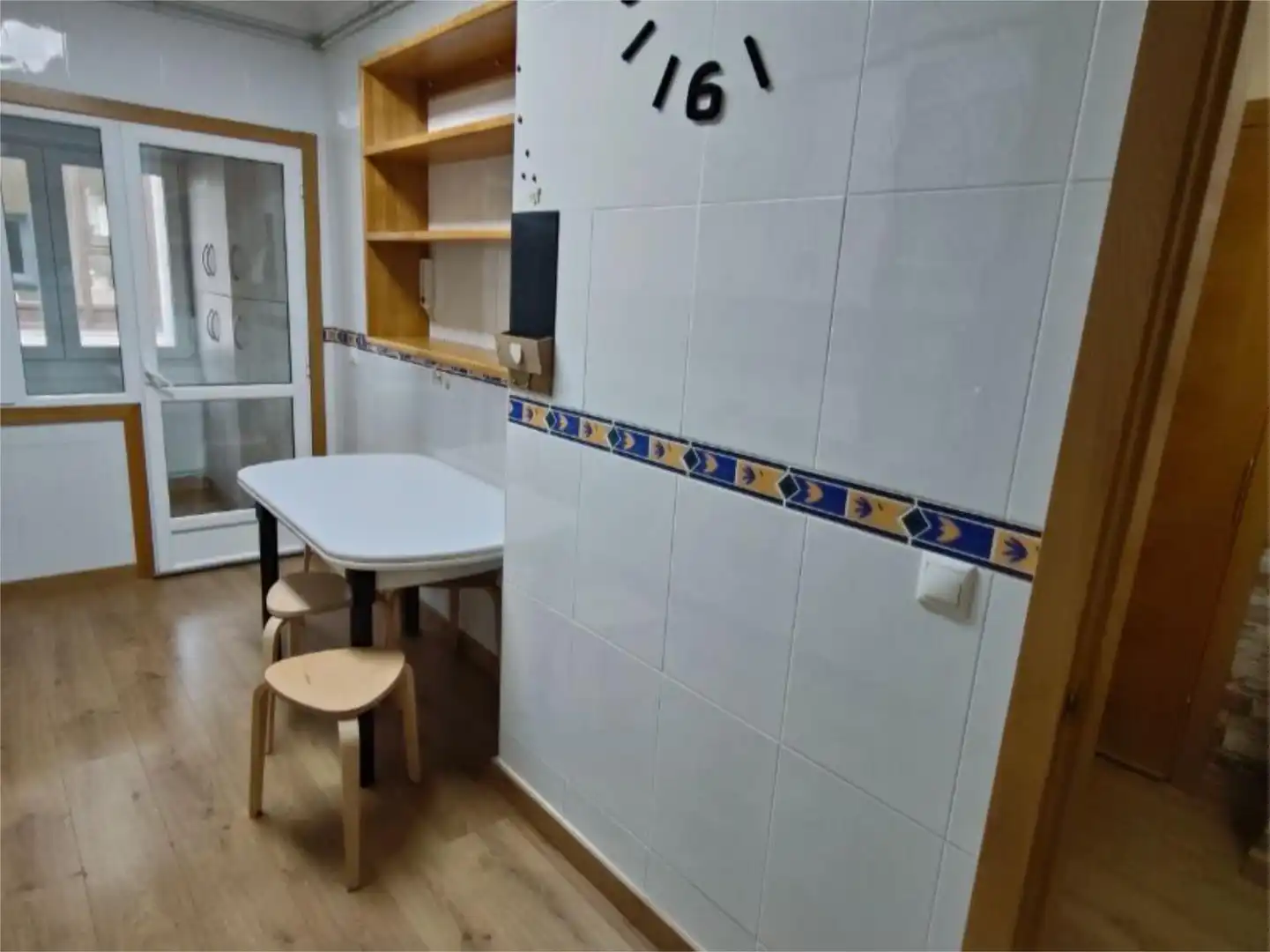 Kitchen of Flat for sale in Monterroso  with Heating, Parquet flooring and Storage room