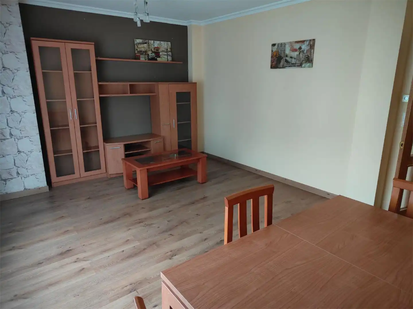 Living room of Flat for sale in Monterroso  with Heating, Parquet flooring and Storage room