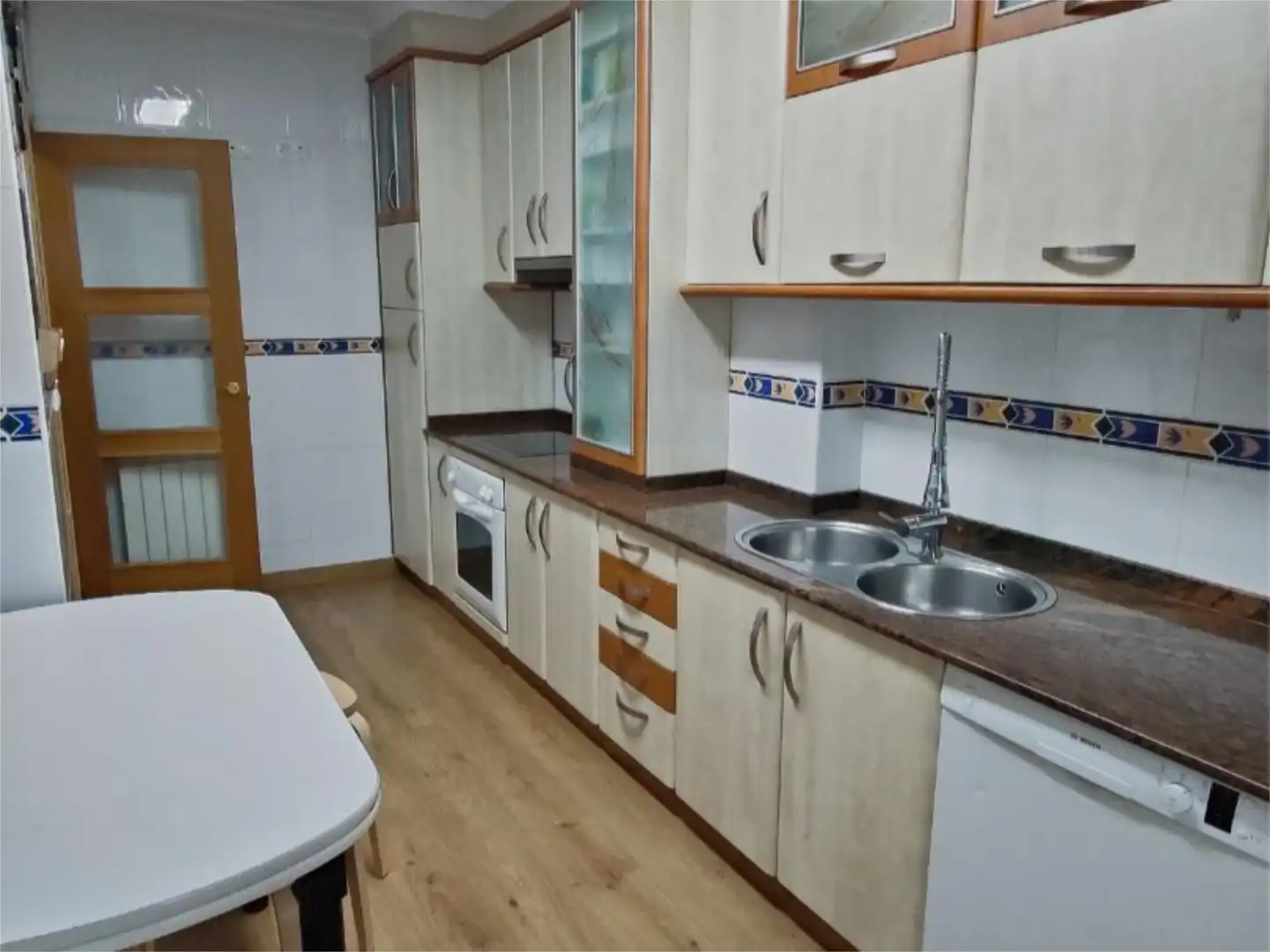 Kitchen of Flat for sale in Monterroso  with Heating, Parquet flooring and Storage room