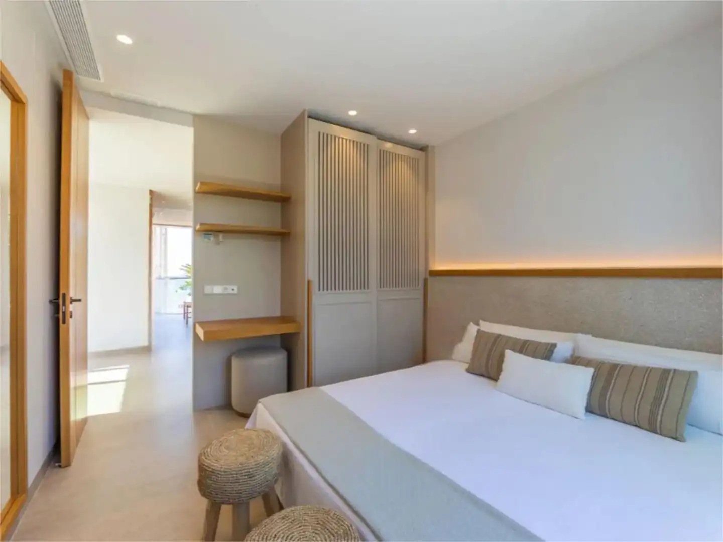 Houses for sale in Urbanización Atlanterra J, 3, Alemanes Bedroom of Houses for sale in Zahara de los Atunes with Air Conditioner, Terrace and Swimming Pool