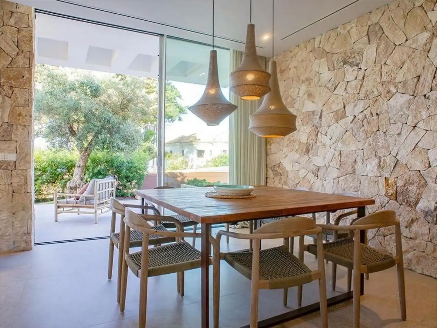 Houses for sale in Urbanización Atlanterra J, 3, Alemanes Dining room of Houses for sale in Zahara de los Atunes with Air Conditioner, Terrace and Swimming Pool