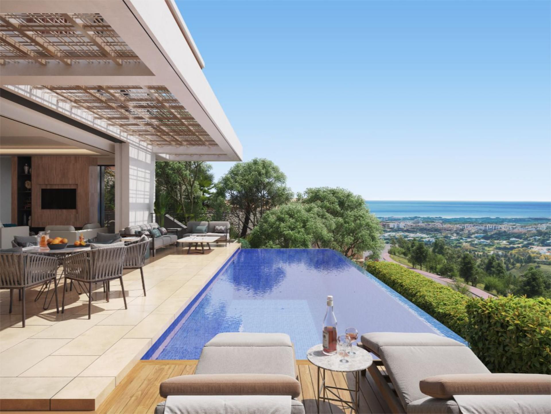 Terrassa de Casa o xalet en venda en Mijas amb Jardí privat, Terrassa i Traster