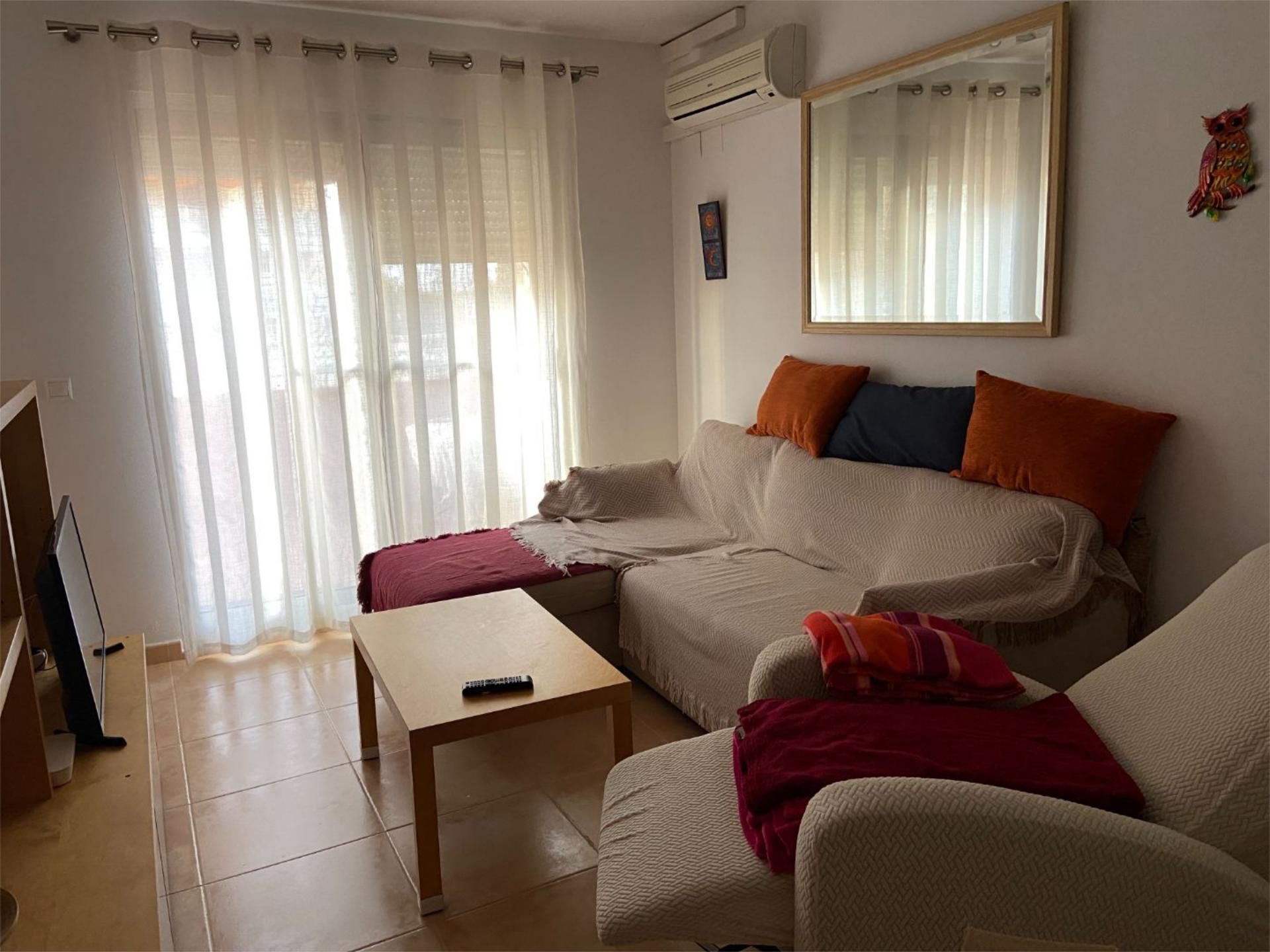 Living room of Flat for sale in Canet d'En Berenguer  with Air Conditioner, Terrace and Swimming Pool