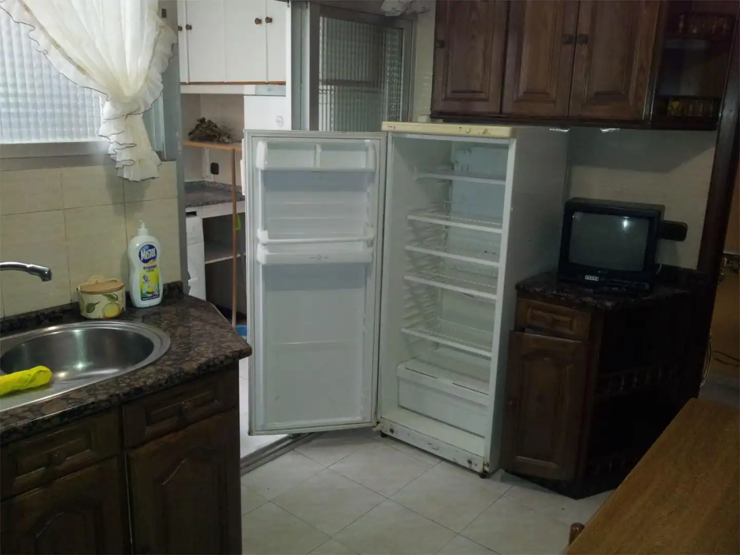 Kitchen of Flat for sale in Ferrol  with Heating, Private garden and Parquet flooring