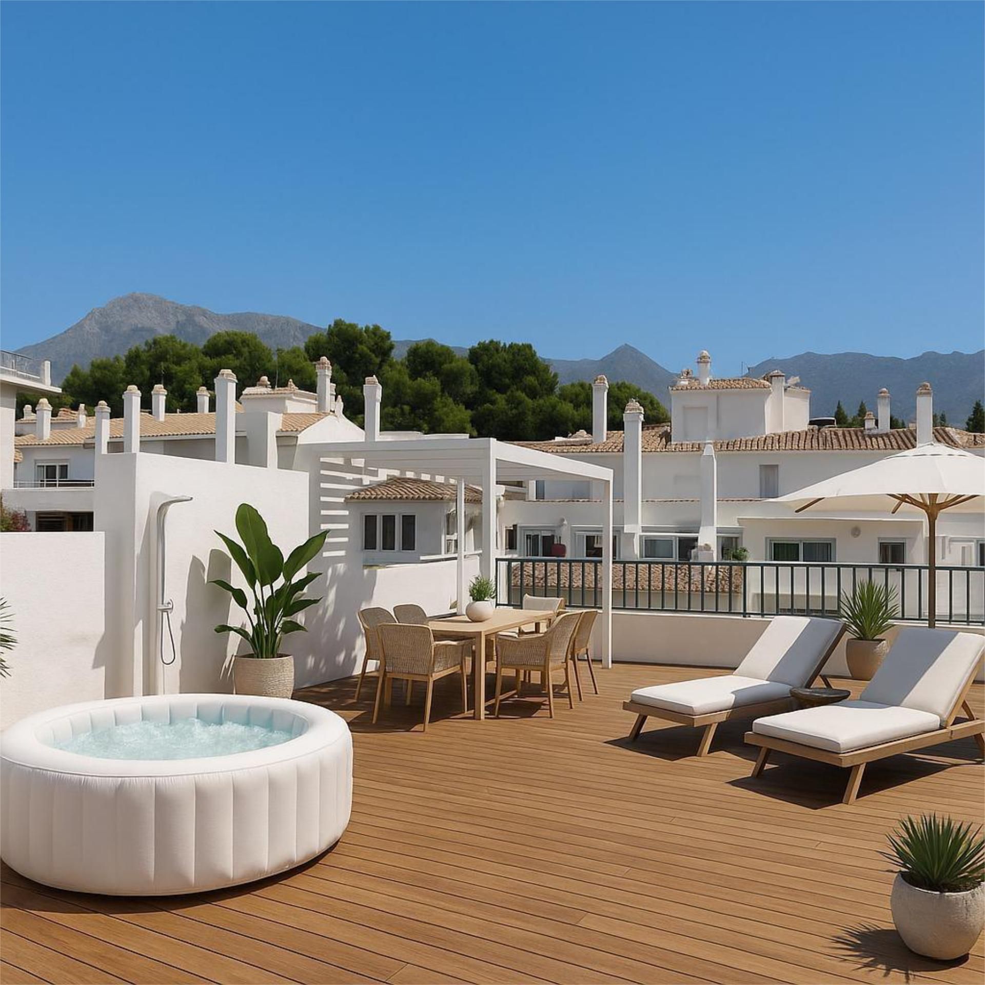 Terraza de Ático en venta en Marbella con Terraza