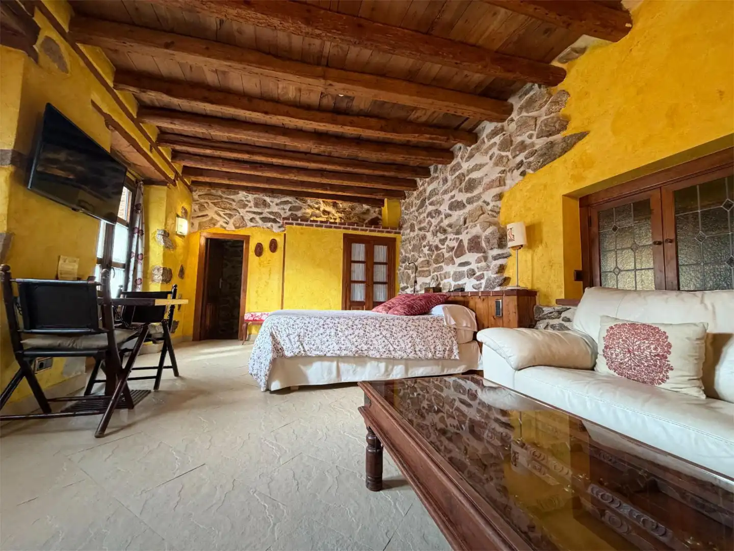 Bedroom of Detached homes for sale in Buitrago del Lozoya  with Air Conditioner, Heating and Terrace
