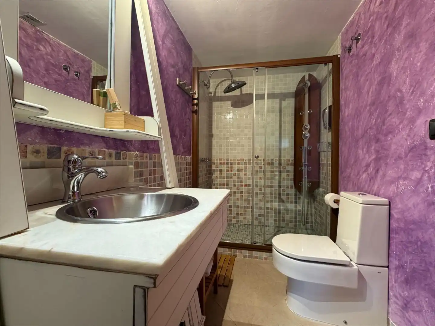Bathroom of Detached homes for sale in Buitrago del Lozoya  with Air Conditioner, Heating and Terrace