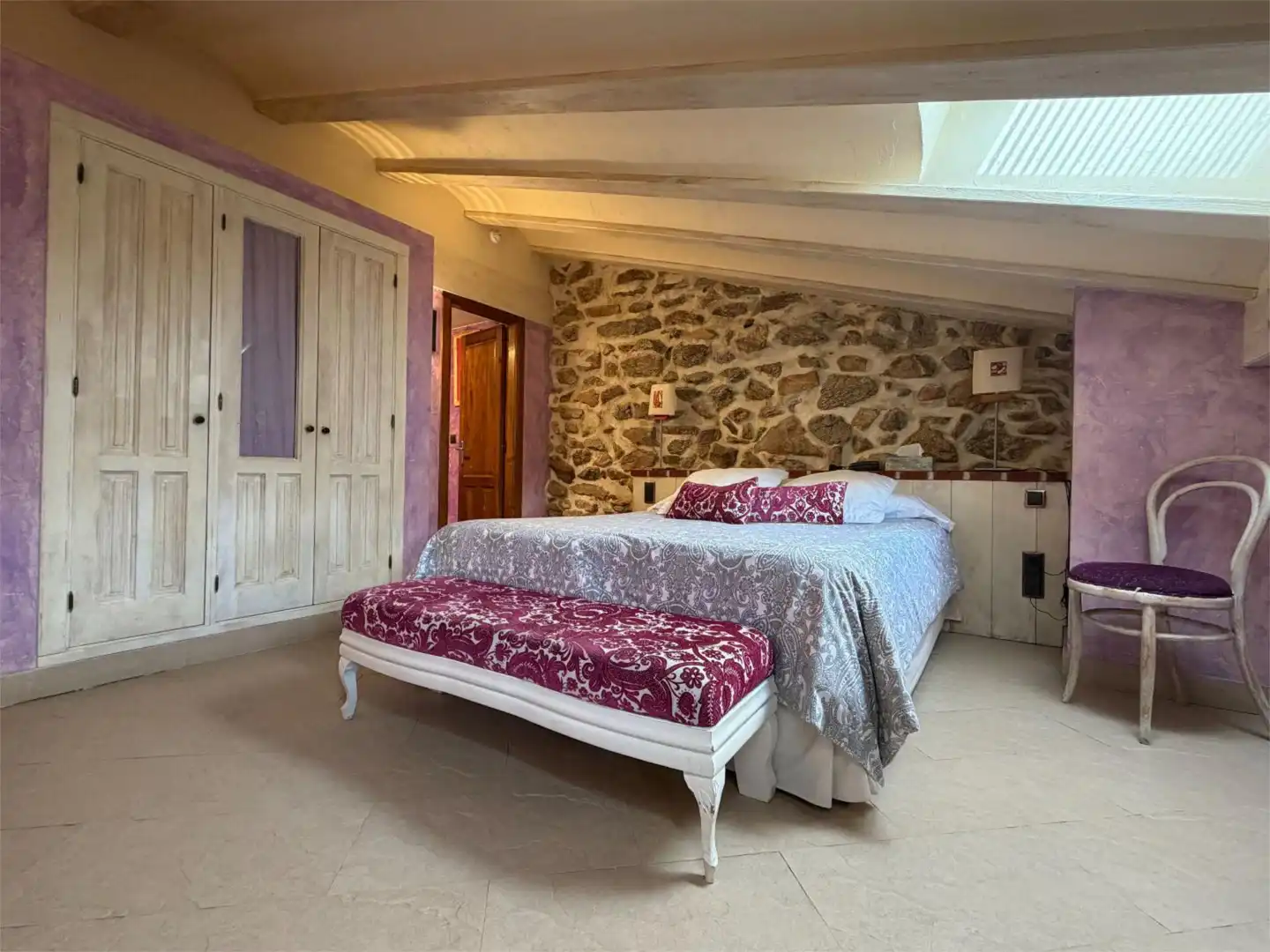 Bedroom of Detached homes for sale in Buitrago del Lozoya  with Air Conditioner, Heating and Terrace