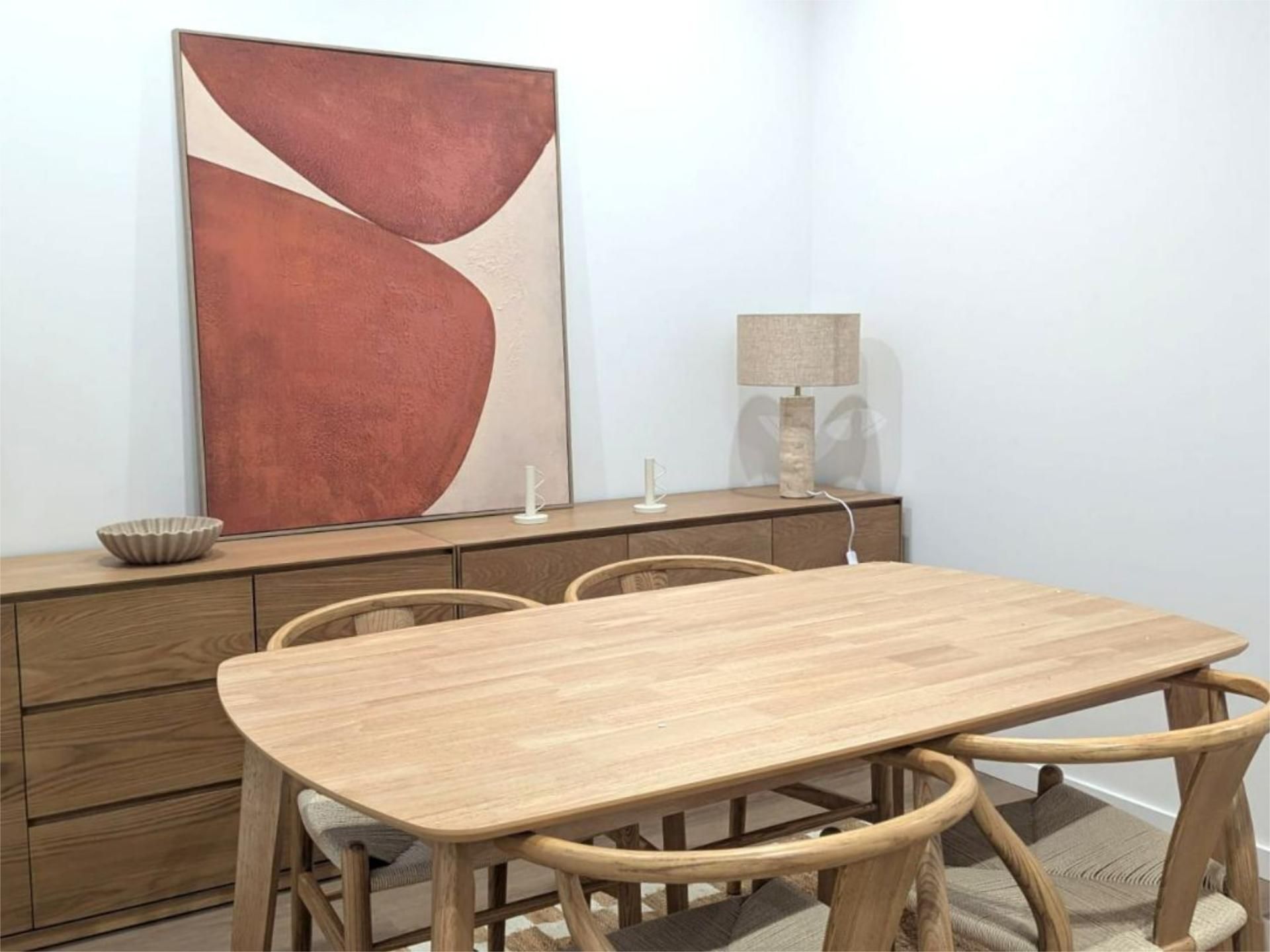 Dining room of Flat to rent in Castellón de la Plana / Castelló de la Plana  with Air Conditioner, Heating and Parquet flooring