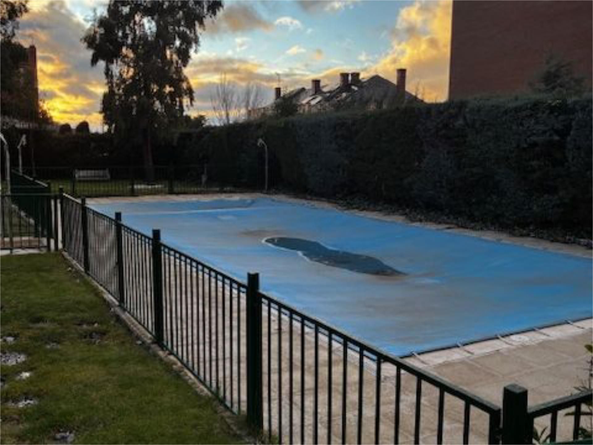 Piscina de Pis de lloguer en  Madrid Capital amb Calefacció, Jardí privat i Terrassa