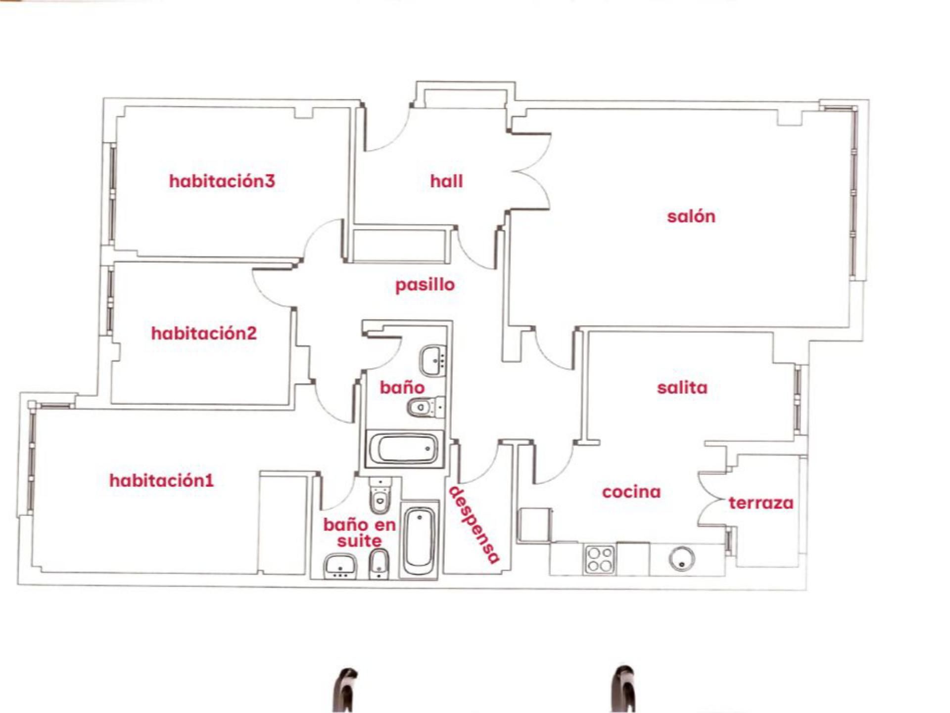 Piso en venta en Gijón  con Calefacción, Parquet y Lavadora