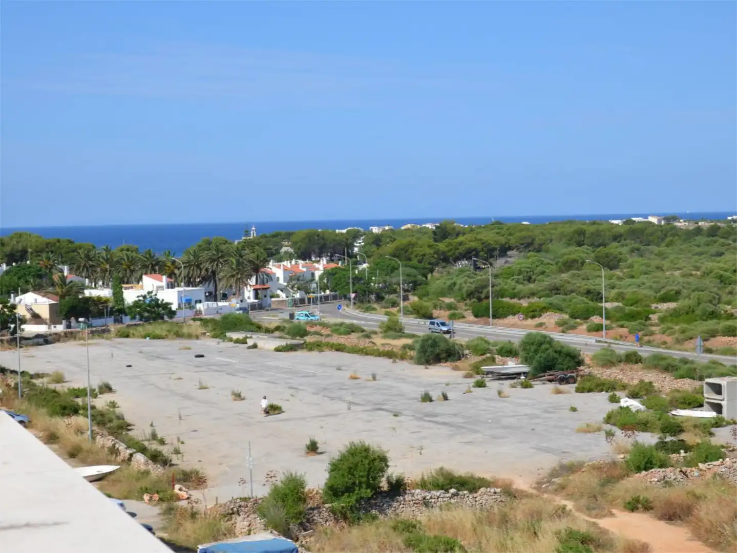 Vista exterior de Pis en venda en Ciutadella de Menorca amb Aire condicionat, Terrassa i Piscina