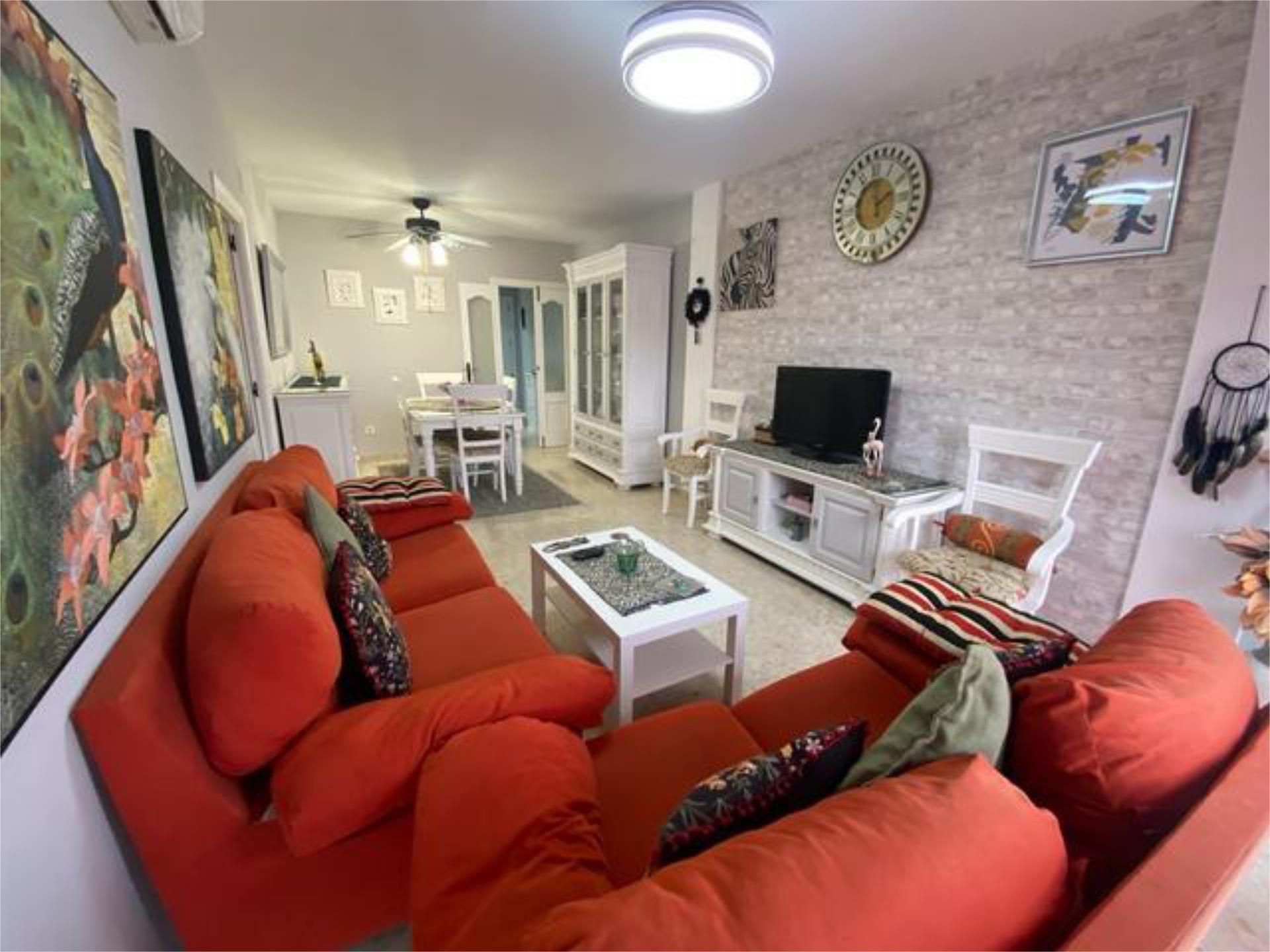 Living room of Flat to rent in Morón de la Frontera  with Furnished