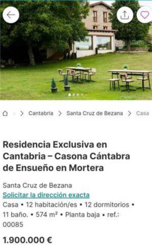 Casa-chalet en Venta en Mortera