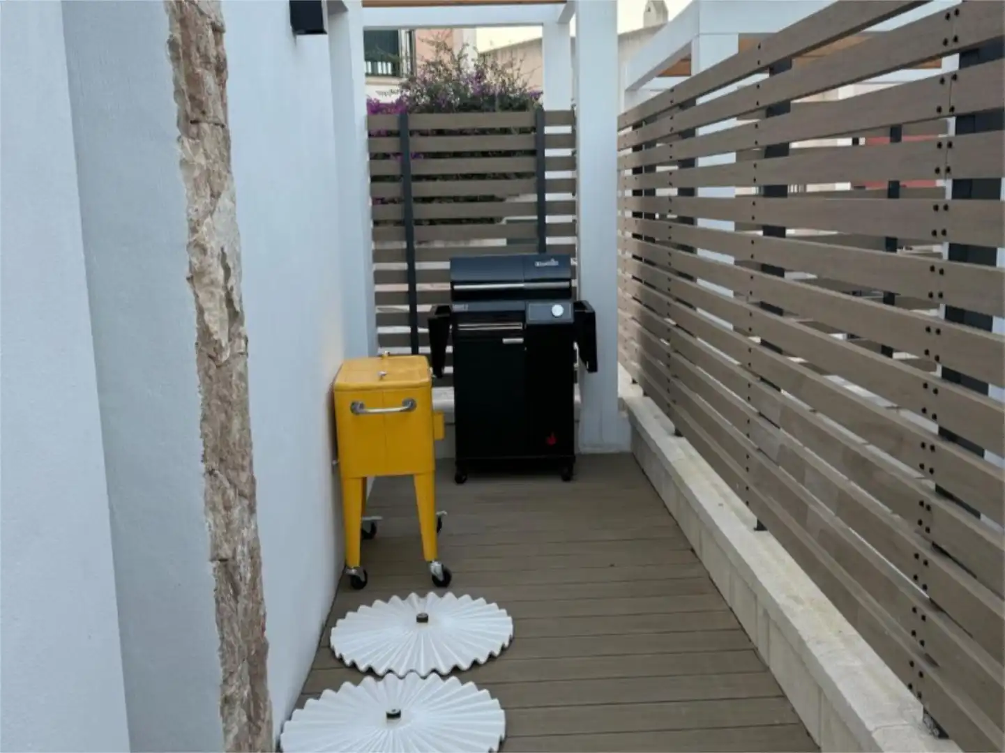 Terrassa de Casa adosada de lloguer en Sant Josep de sa Talaia amb Aire condicionat, Jardí privat i Terrassa