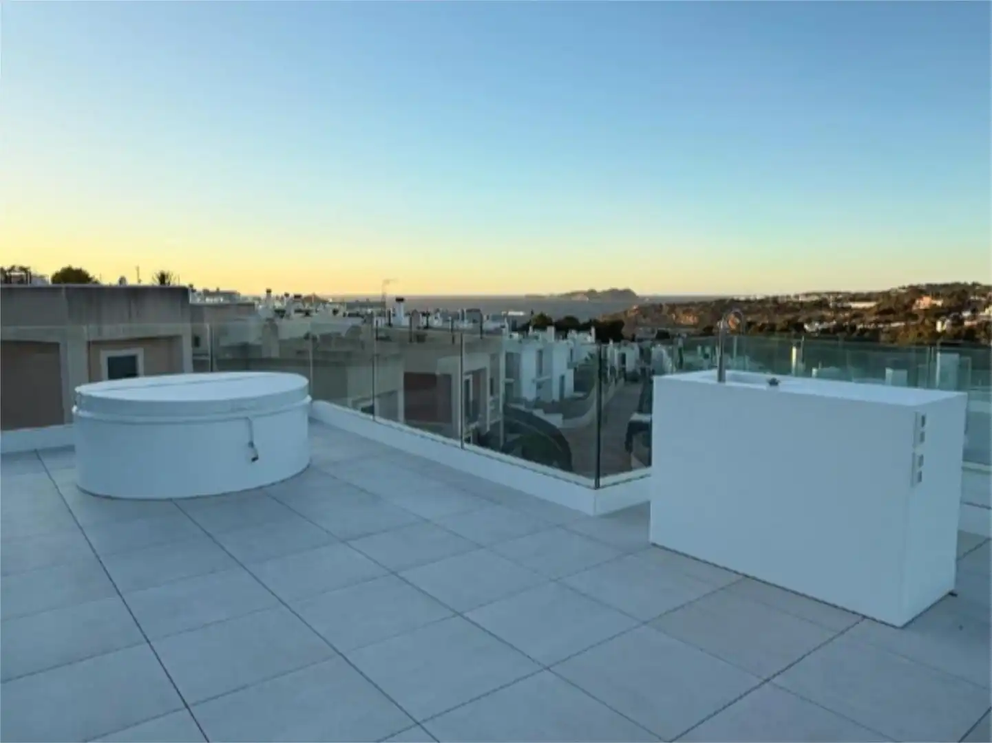 Terrassa de Casa adosada de lloguer en Sant Josep de sa Talaia amb Aire condicionat, Jardí privat i Terrassa