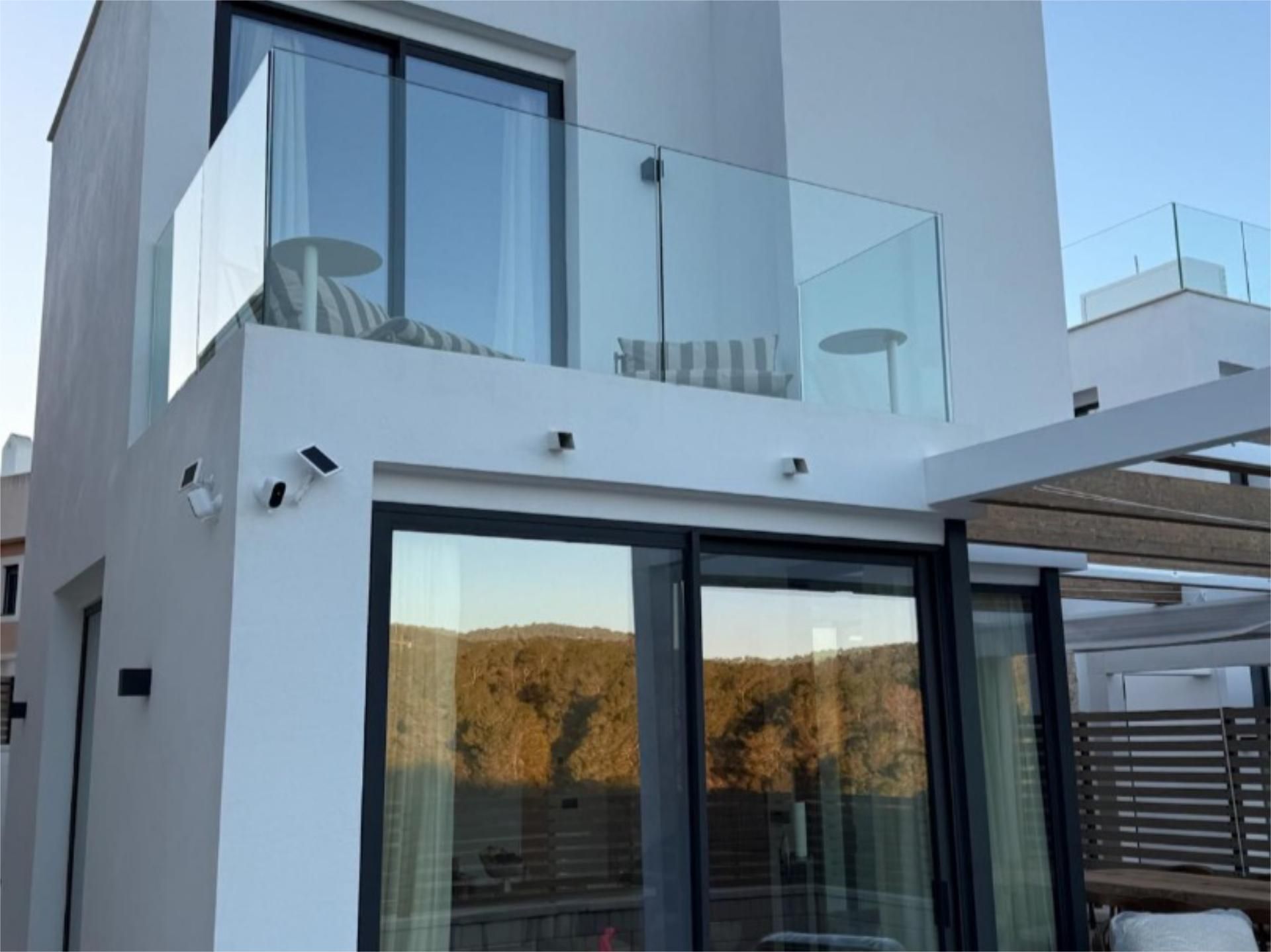 Balcony of Single-family semi-detached to rent in Sant Josep de sa Talaia  with Air Conditioner, Private garden and Terrace