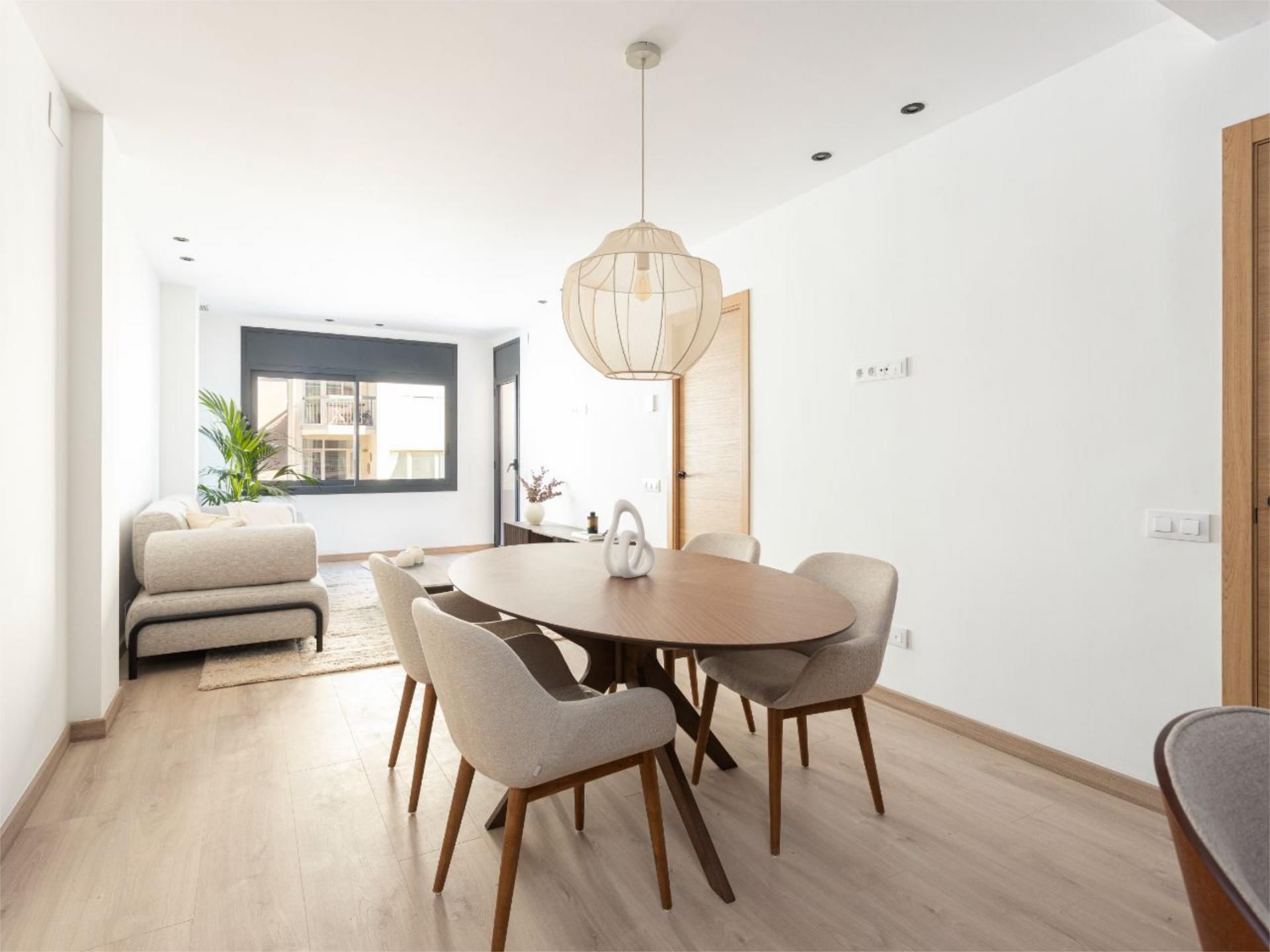 Dining room of Flat for sale in  Barcelona Capital  with Air Conditioner and Balcony