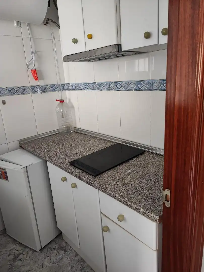 Apartamento de alquiler en Calle Garcerán, 26, Parque Ayala - Jardín de la Abadía - Huelín Cocina de Apartamento de alquiler en Málaga con Amueblado, Lavadora y Microondas