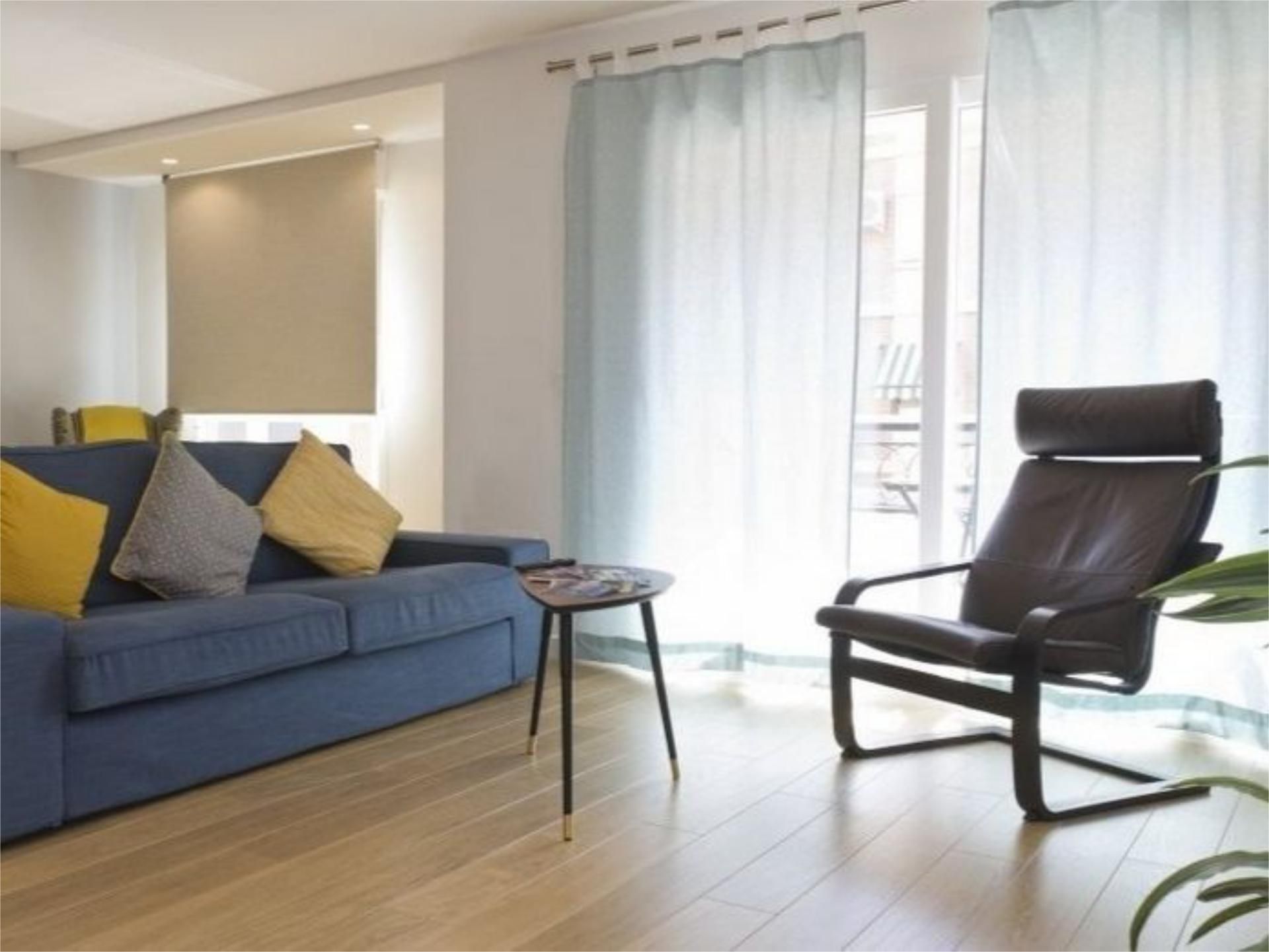 Sala de estar de Piso para compartir en  Valencia Capital con Aire acondicionado, Calefacción y Parquet